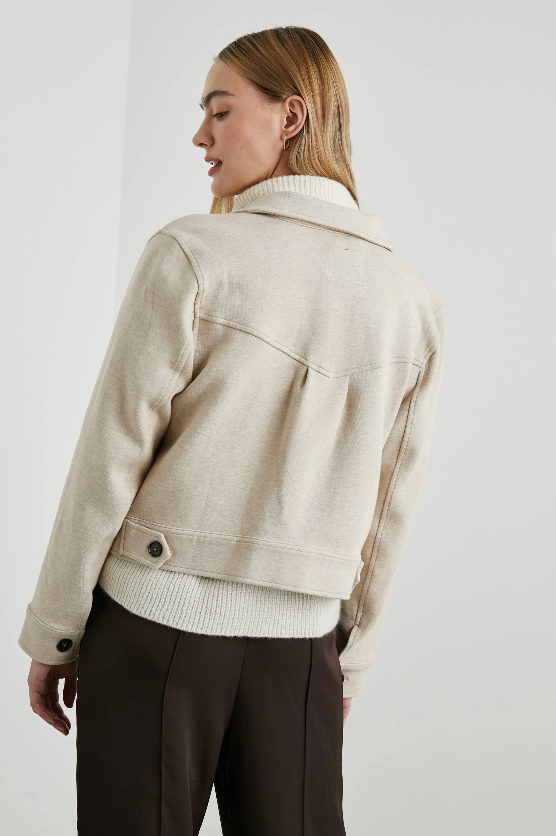 EASTON JACKET - HEATHER OATMEAL Rails