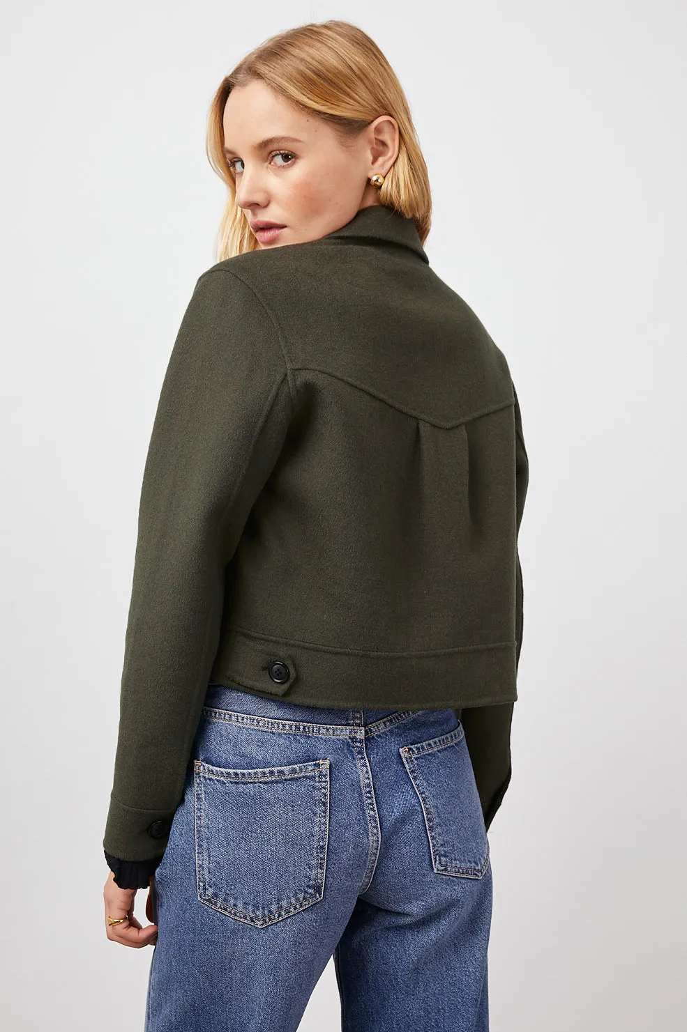 EASTON JACKET - OLIVE Rails