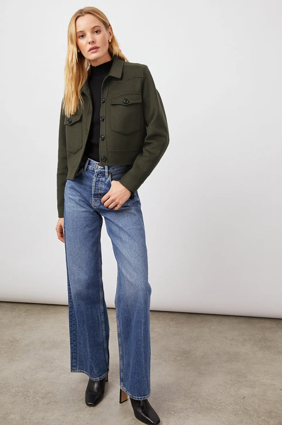 EASTON JACKET - OLIVE Rails