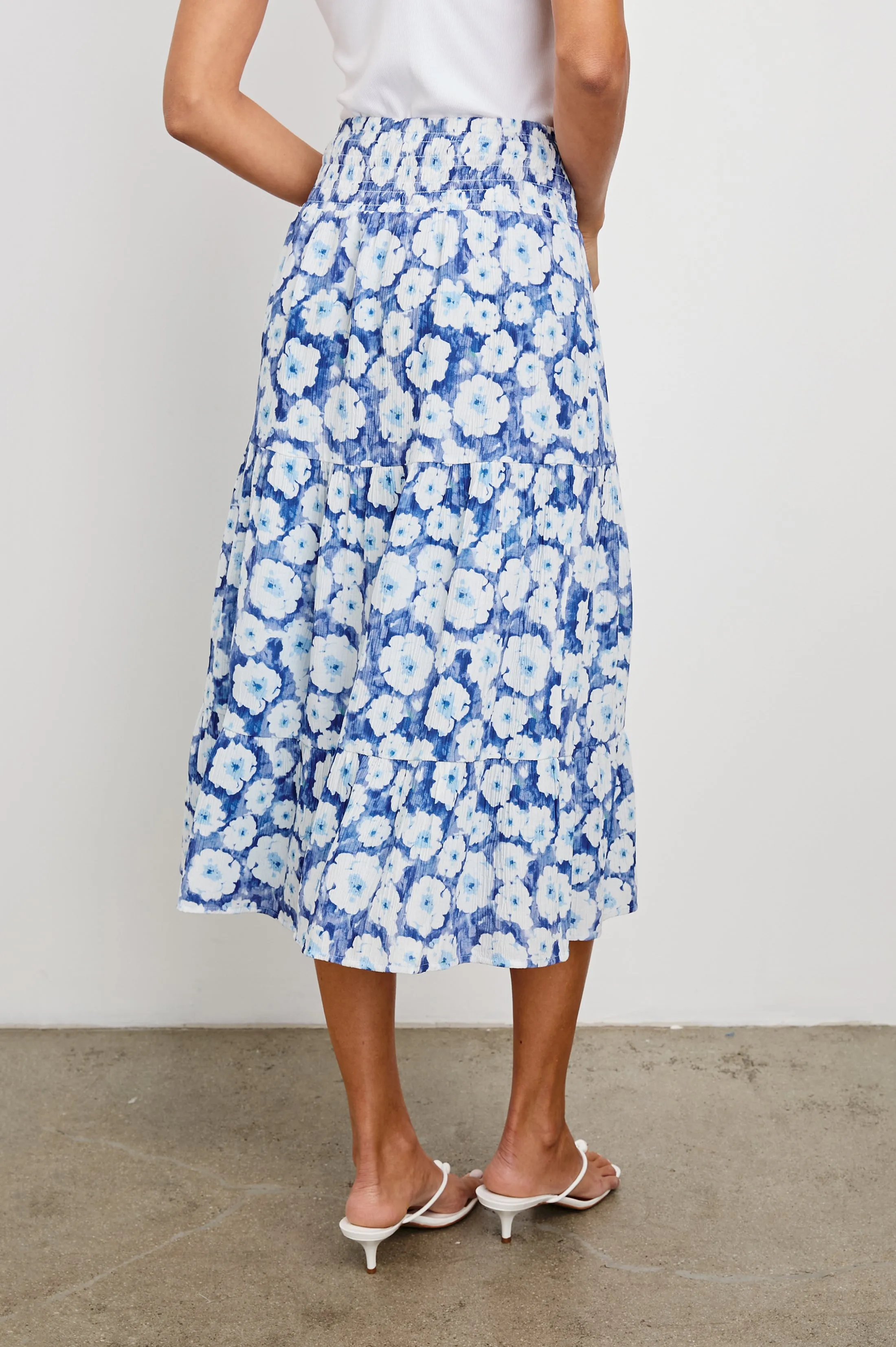 EDINA SKIRT - BLUE FLORAL Rails