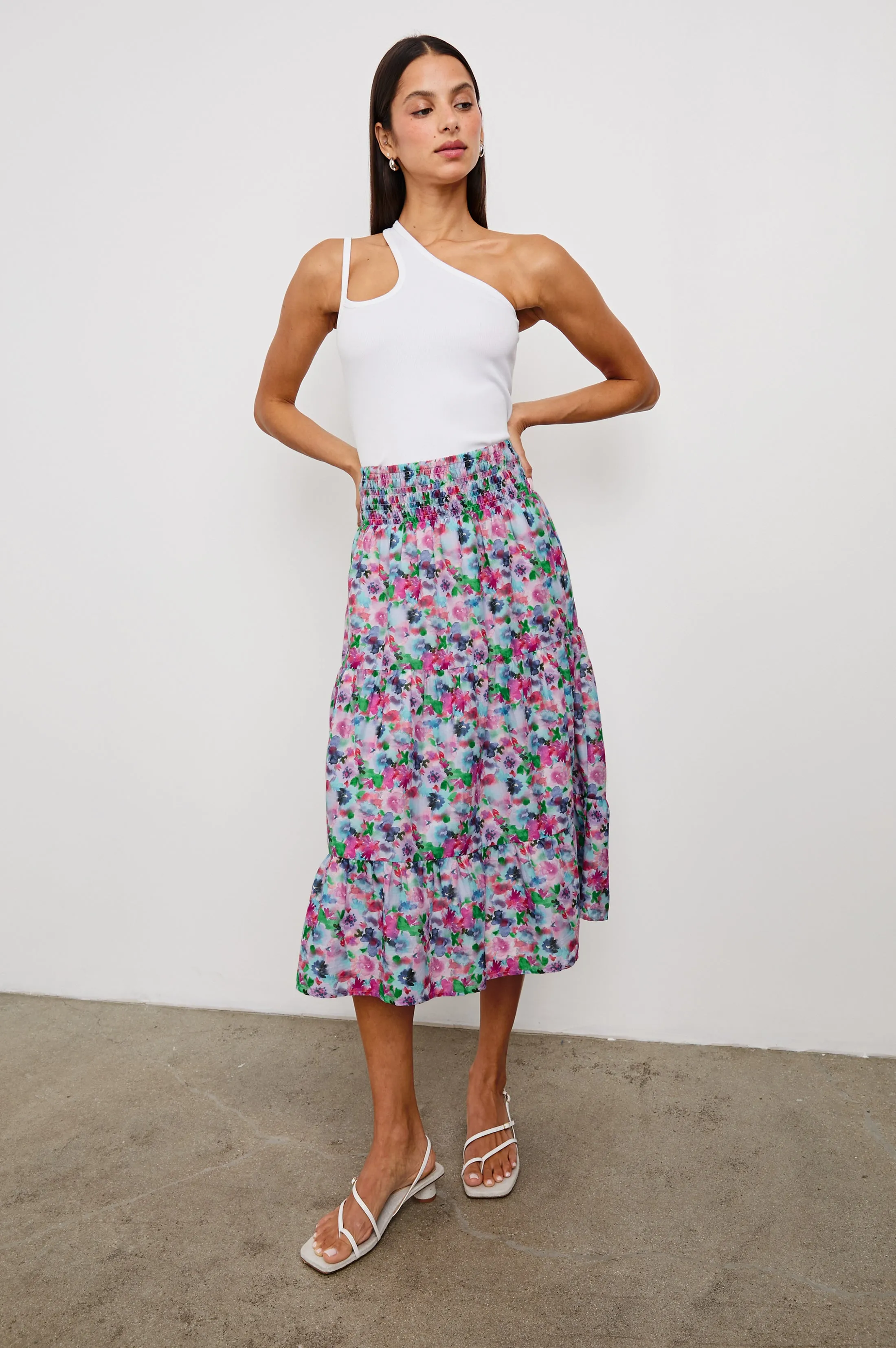 EDINA SKIRT - SPRING MEADOW Rails