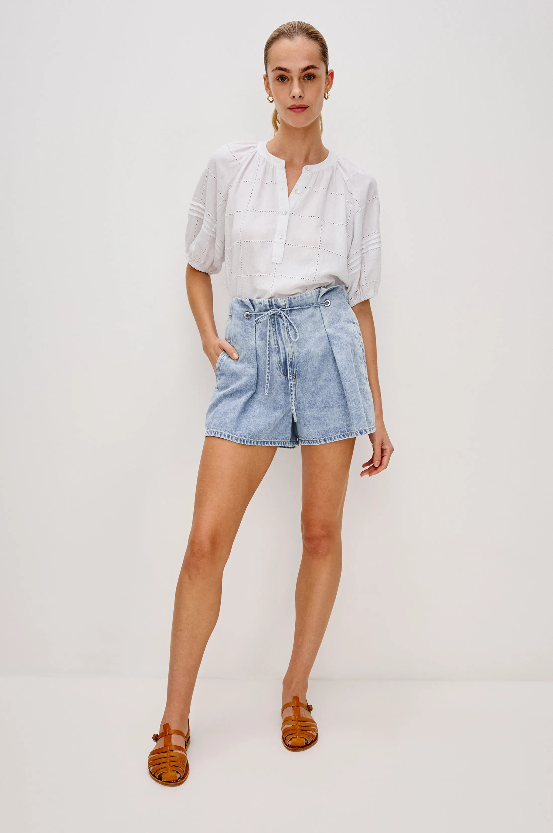 ELECTRA SHORT - FADED INDIGO Rails