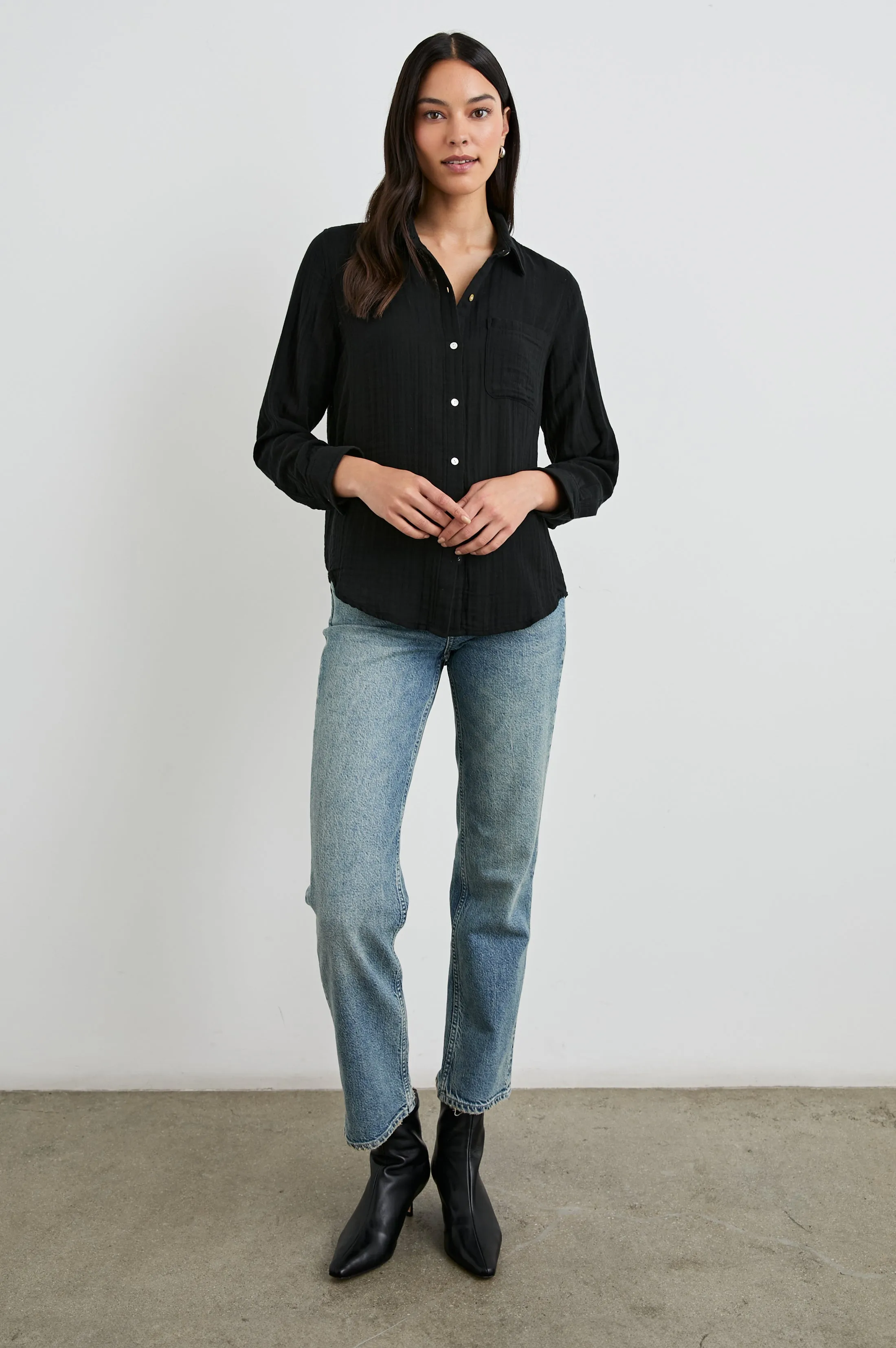 ELLIS SHIRT - BLACK Rails