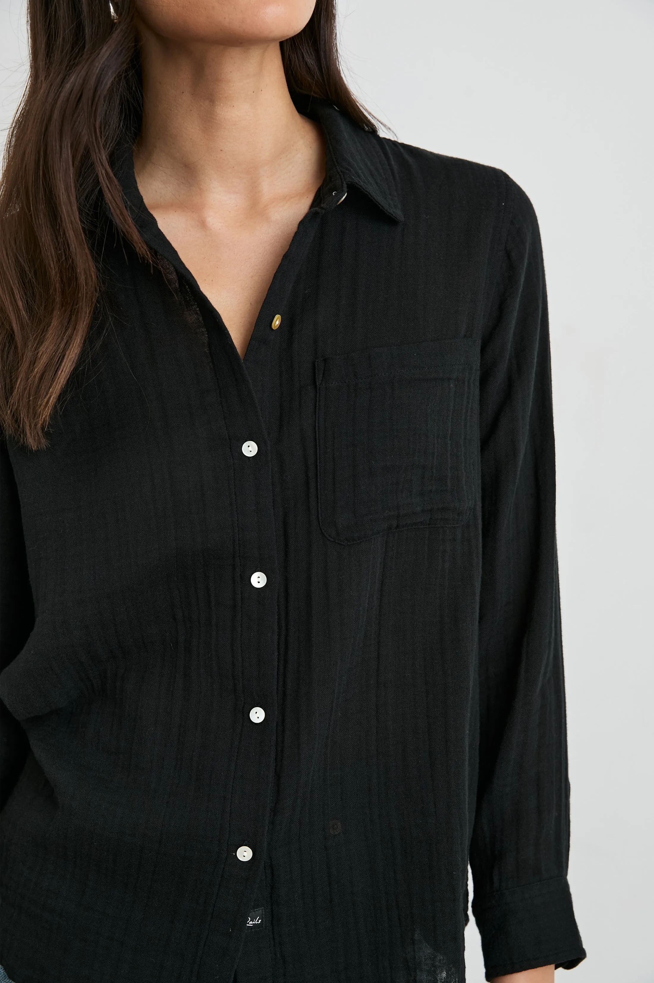 ELLIS SHIRT - BLACK Rails