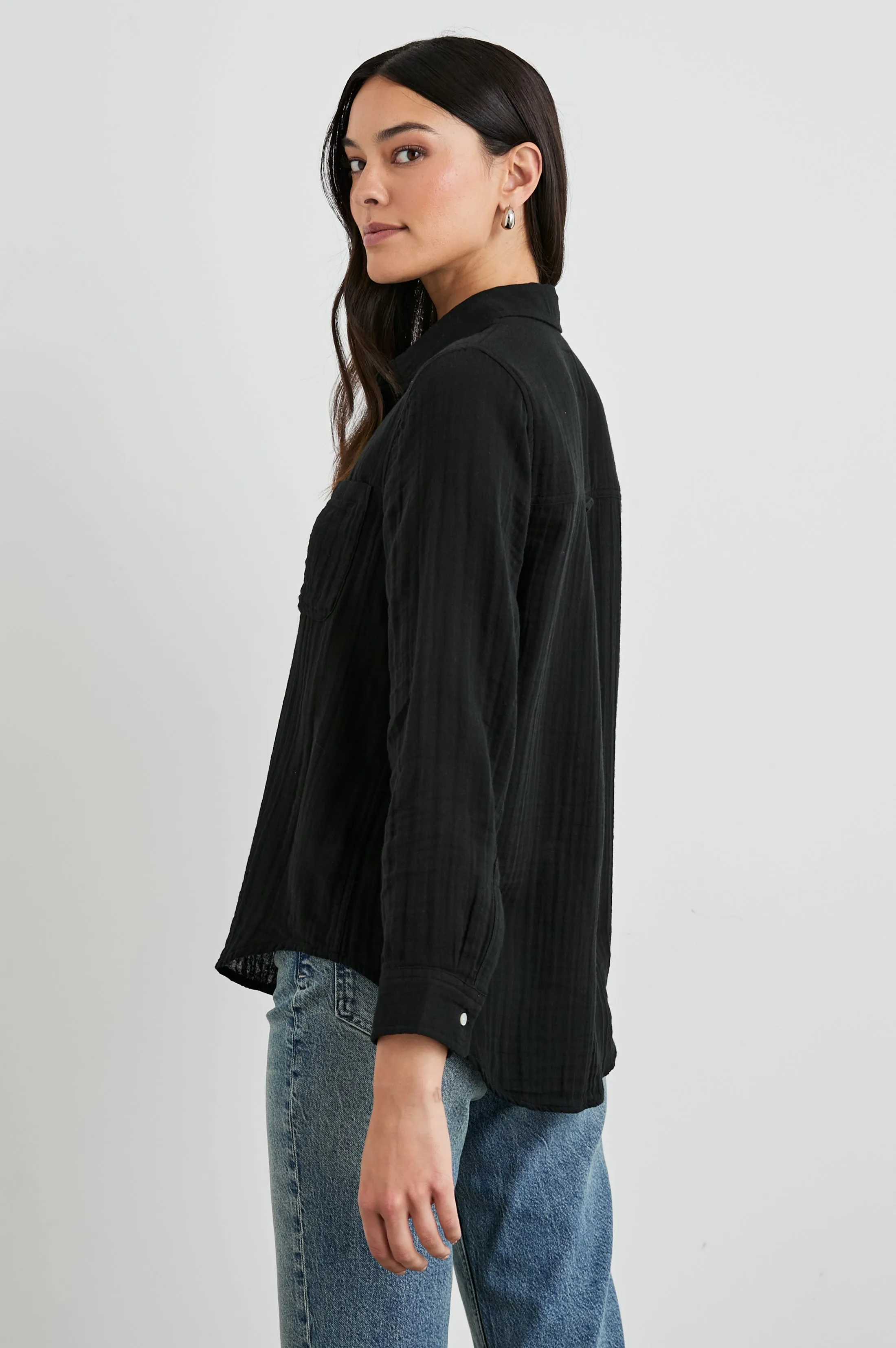 ELLIS SHIRT - BLACK Rails