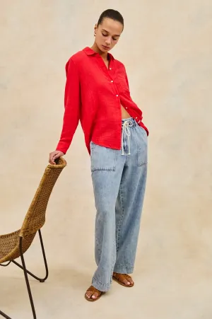ELLIS SHIRT - CHERRY Rails