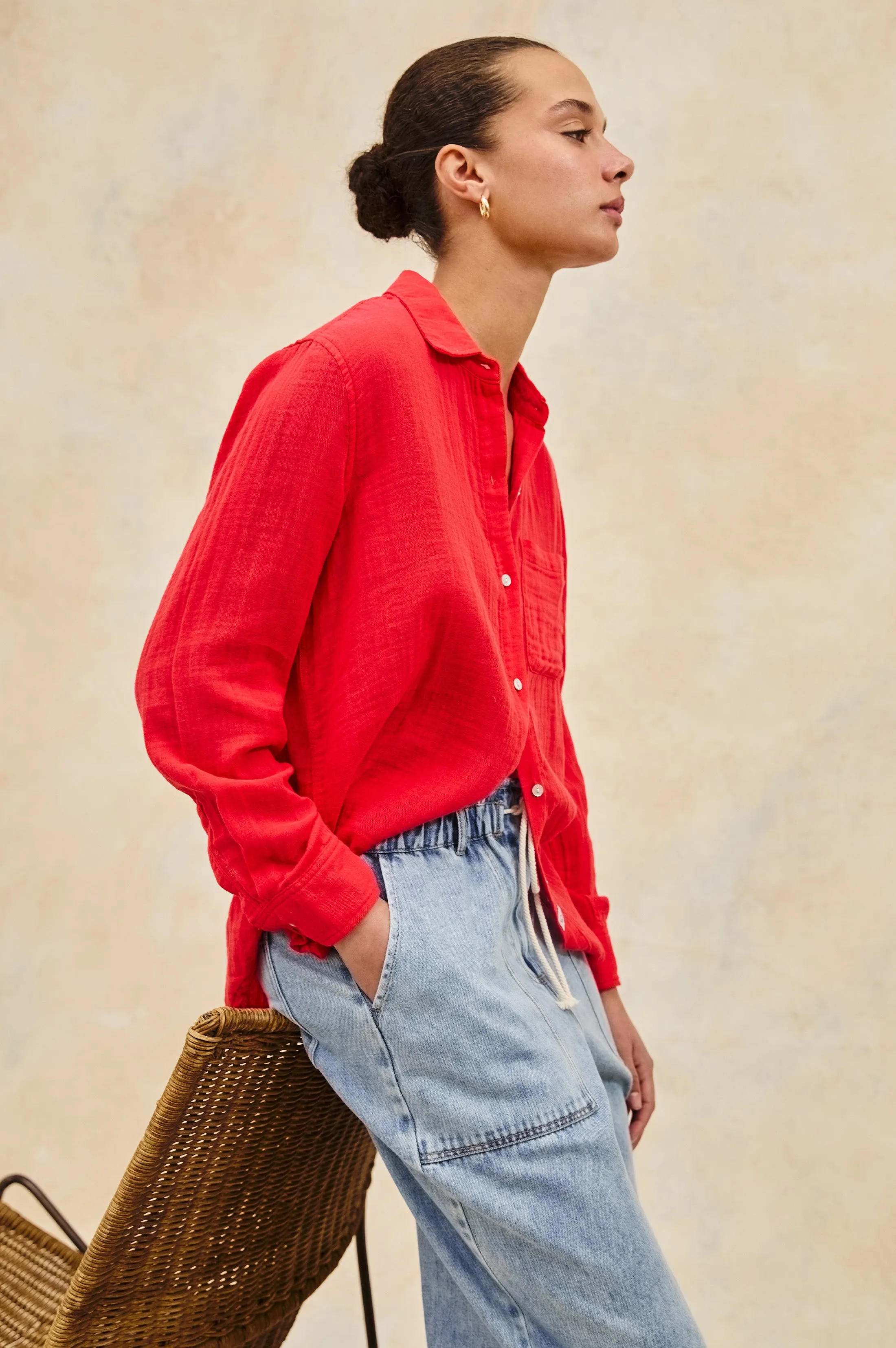 ELLIS SHIRT - CHERRY Rails