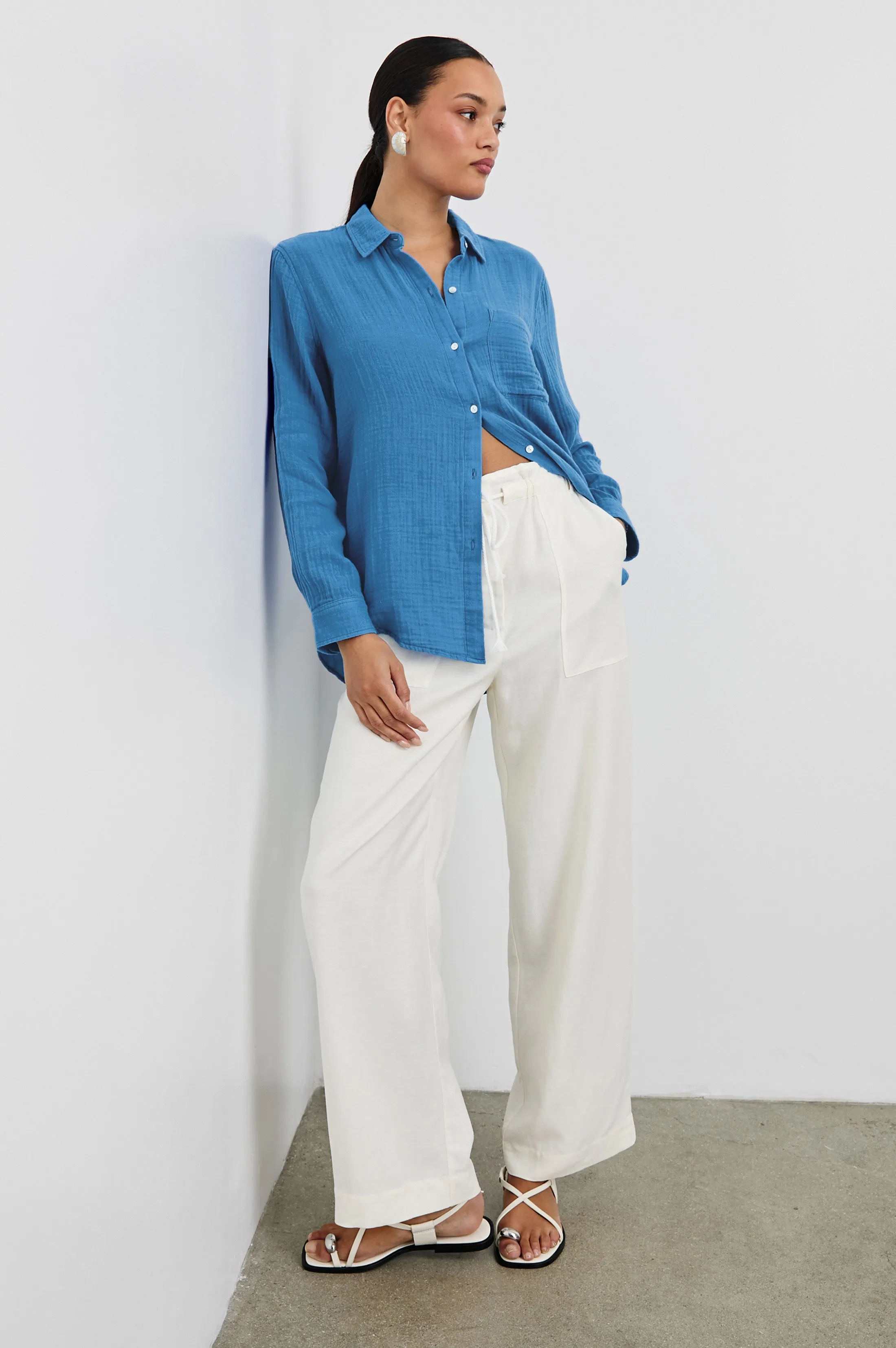 ELLIS SHIRT - FRENCH BLUE Rails