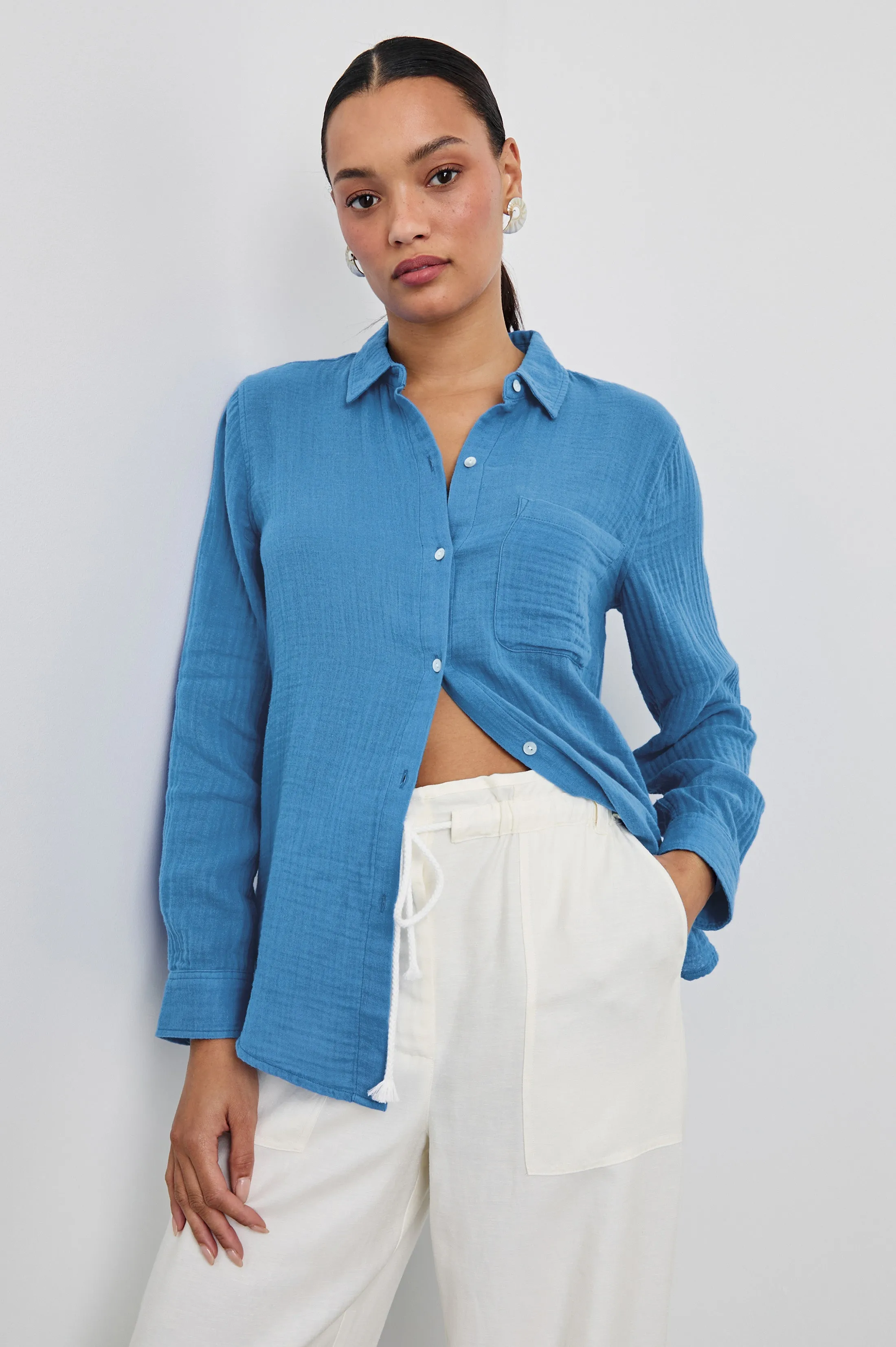 ELLIS SHIRT - FRENCH BLUE Rails
