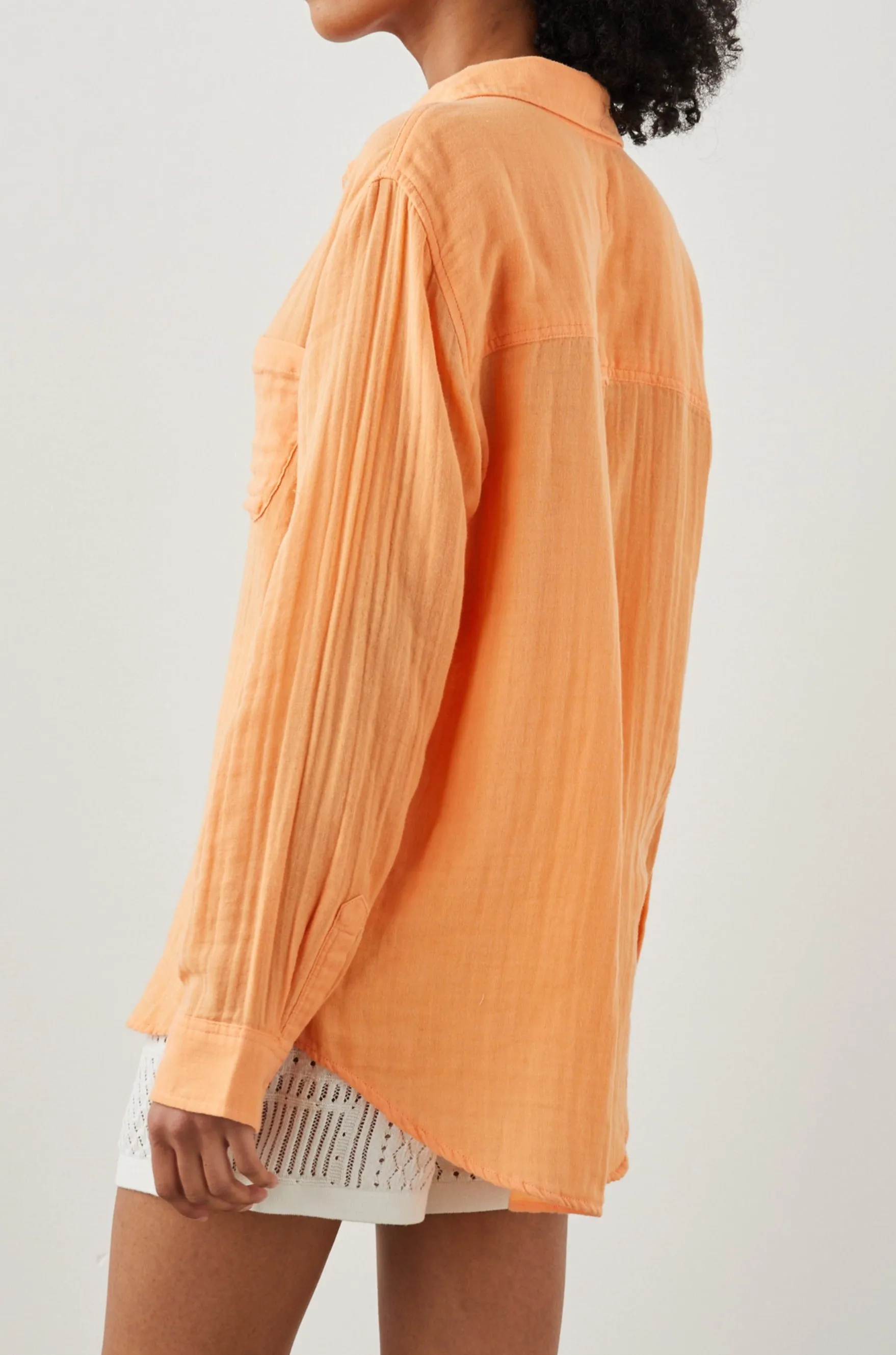 ELLIS SHIRT - PAPAYA Rails