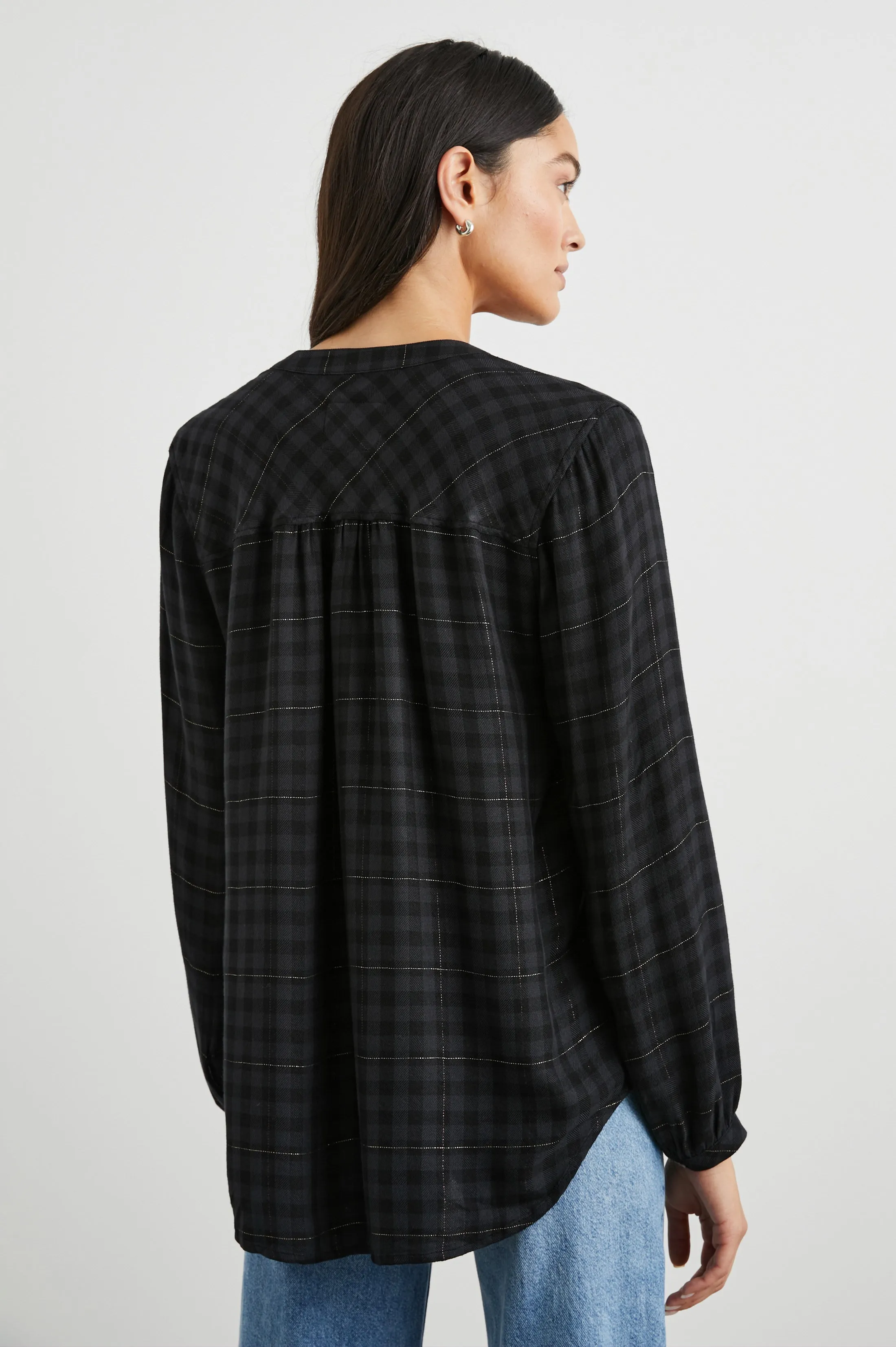 ELOISE TOP - ONYX LUREX Rails