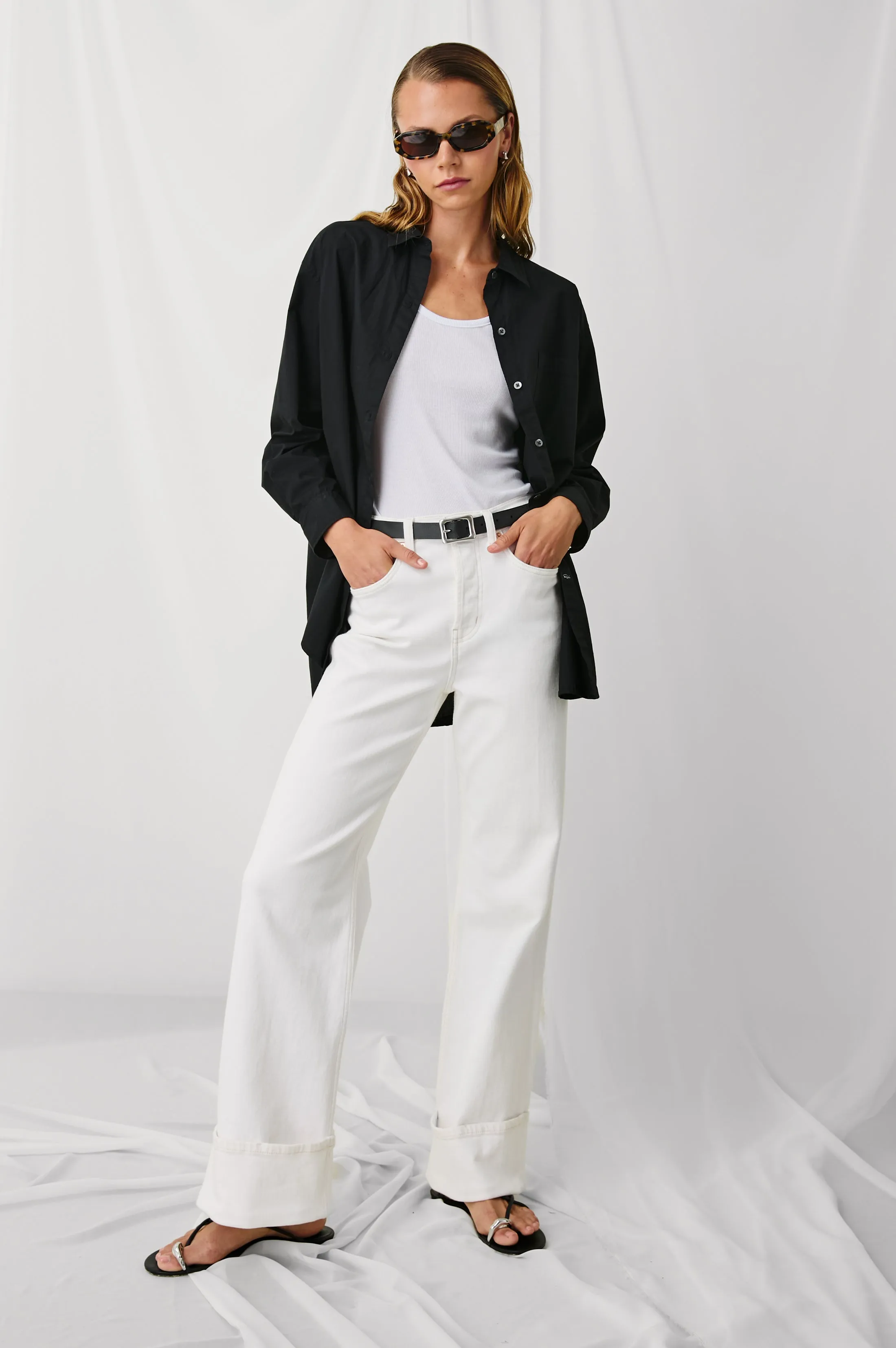 ELSA SHIRT - BLACK Rails