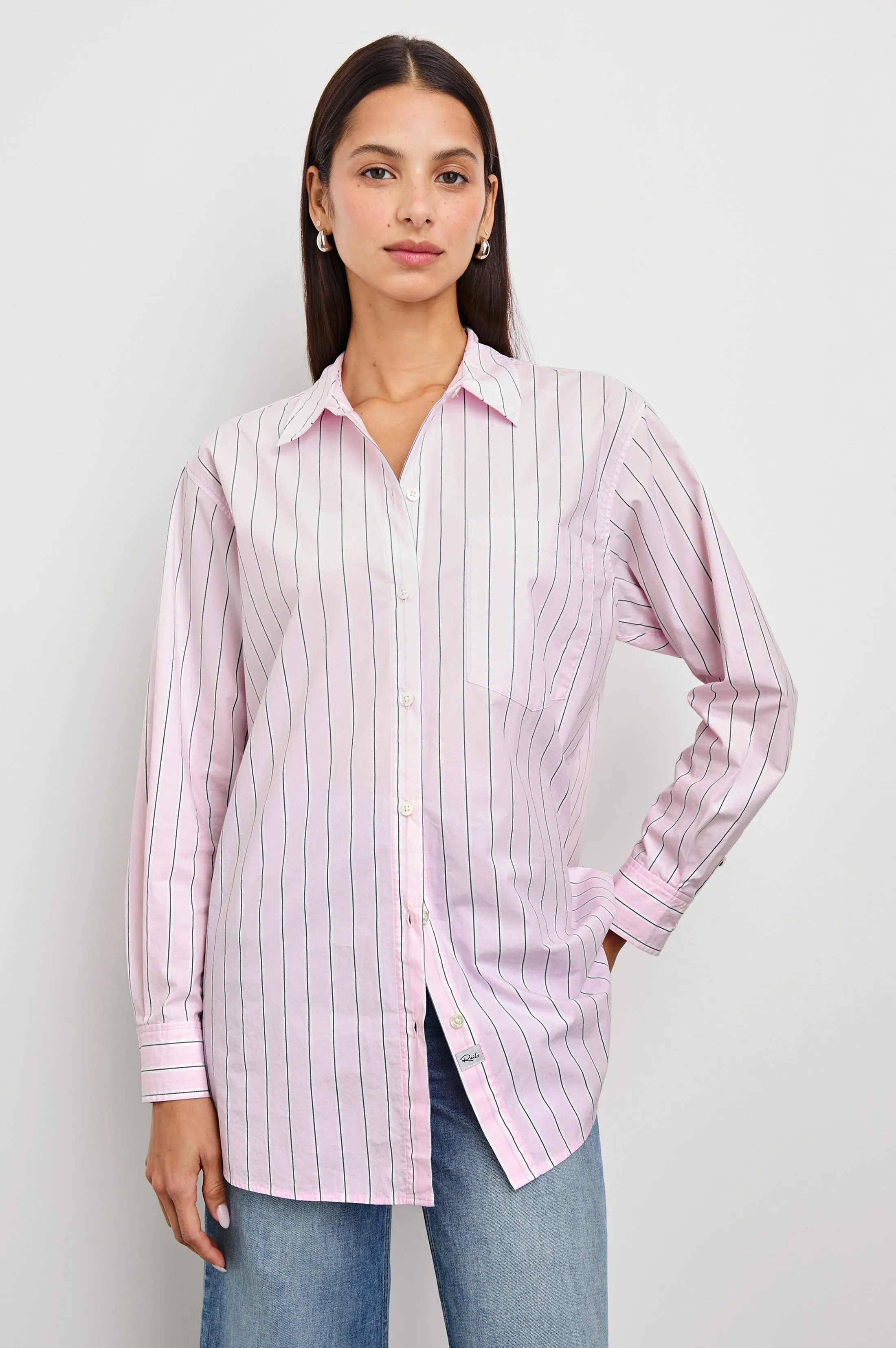 ELSA SHIRT - CHERRY BLOSSOM STRIPE Rails