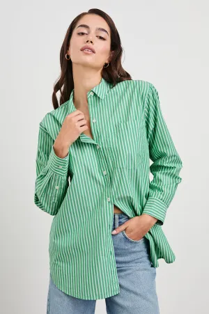 ELSA SHIRT - KELLY WHITE STRIPE Rails