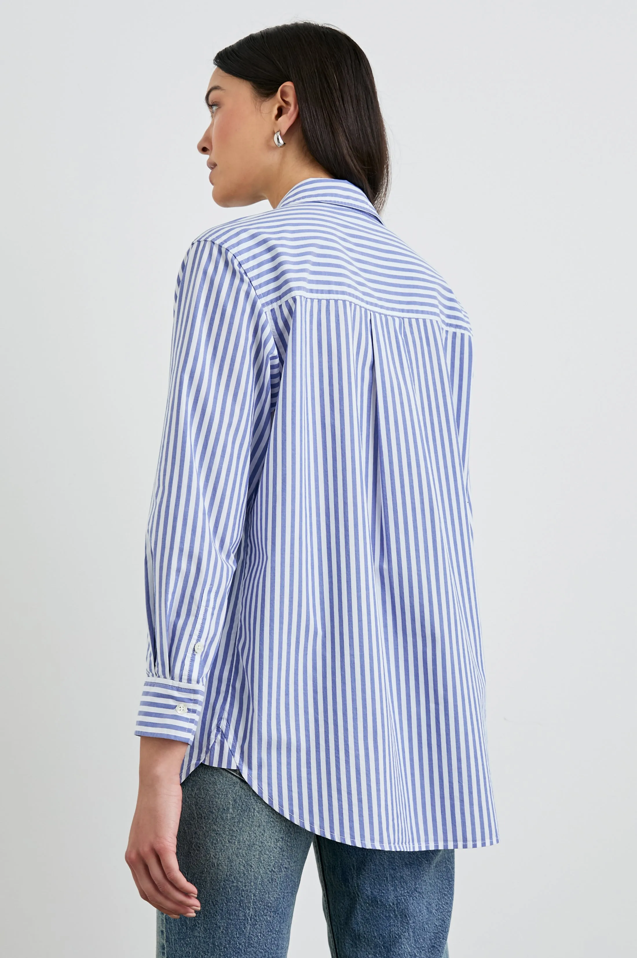 ELSA SHIRT - MARINER WHITE STRIPE Rails