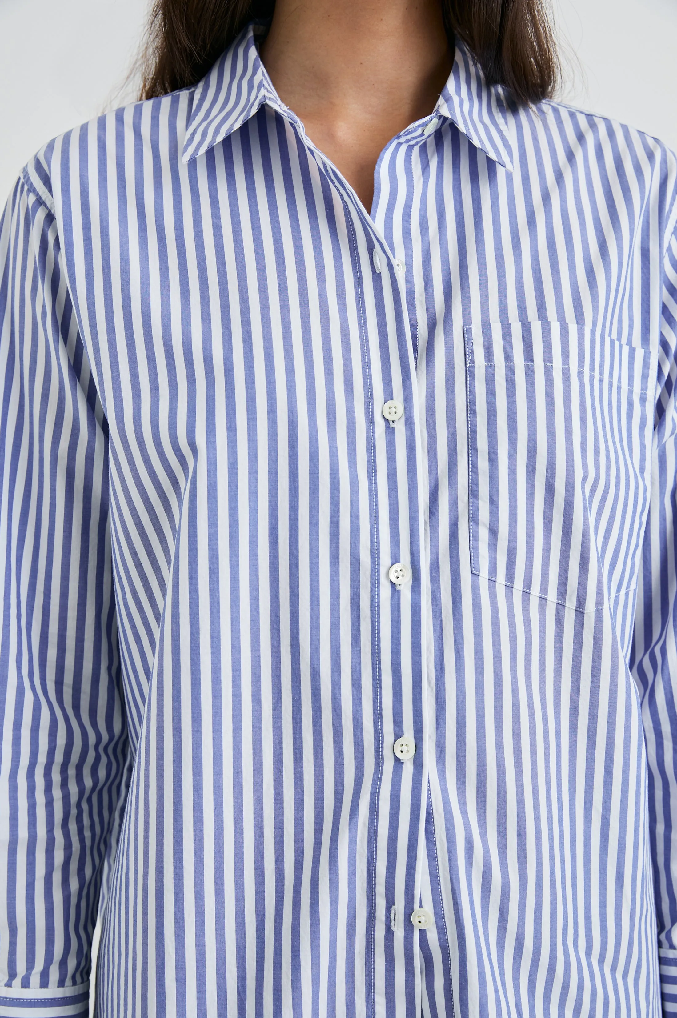 ELSA SHIRT - MARINER WHITE STRIPE Rails