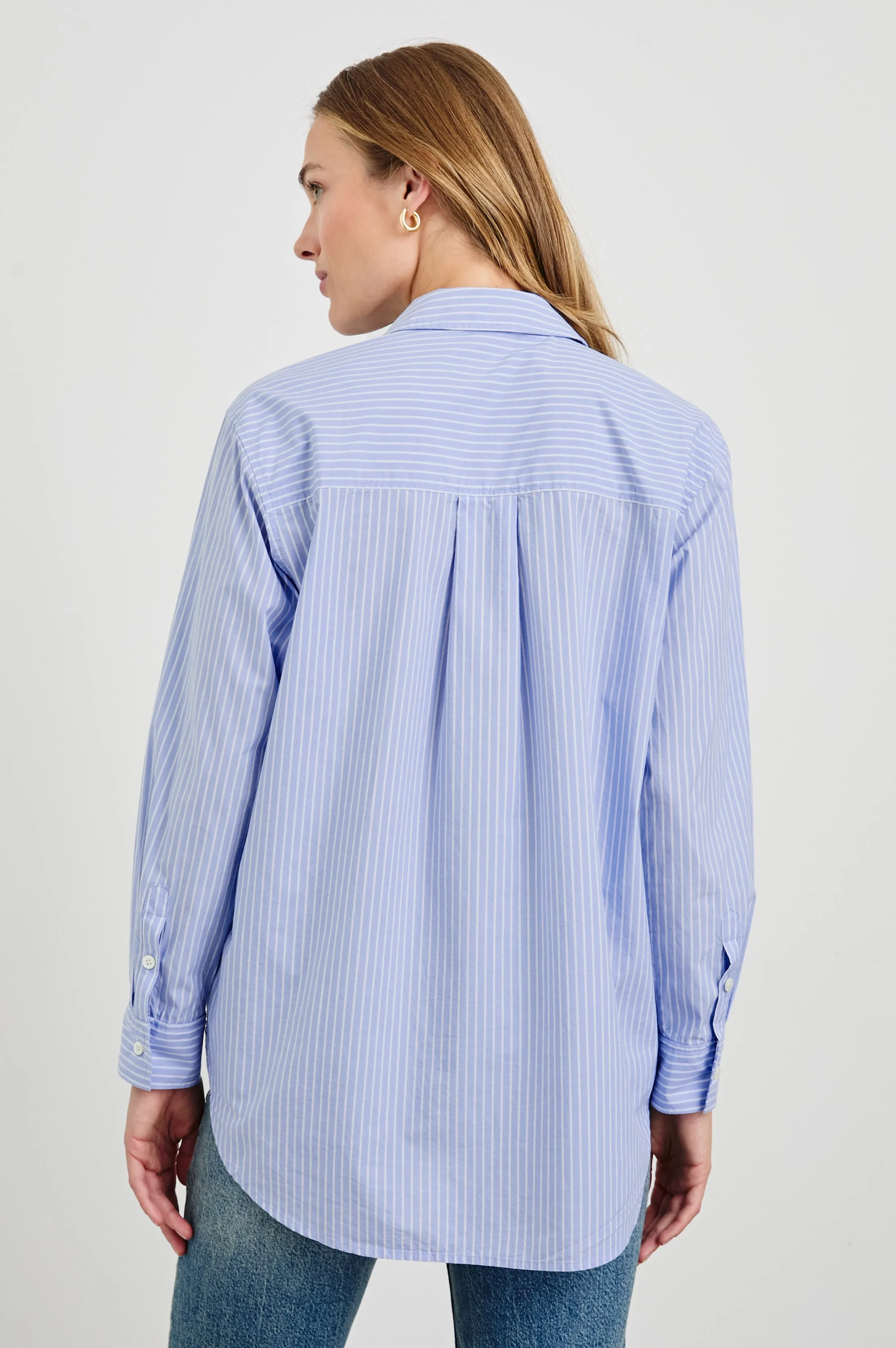 ELSA SHIRT - OXFORD WHITE STRIPE Rails