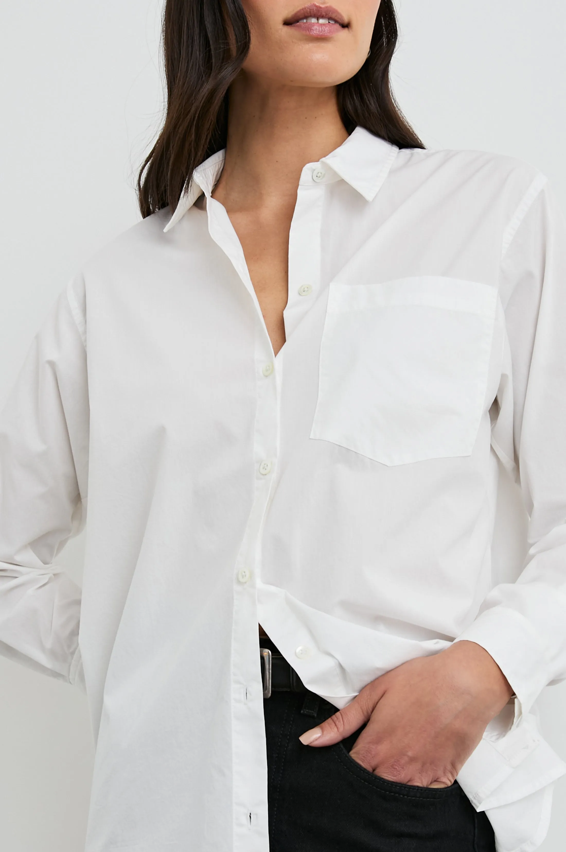 ELSA SHIRT - WHITE Rails