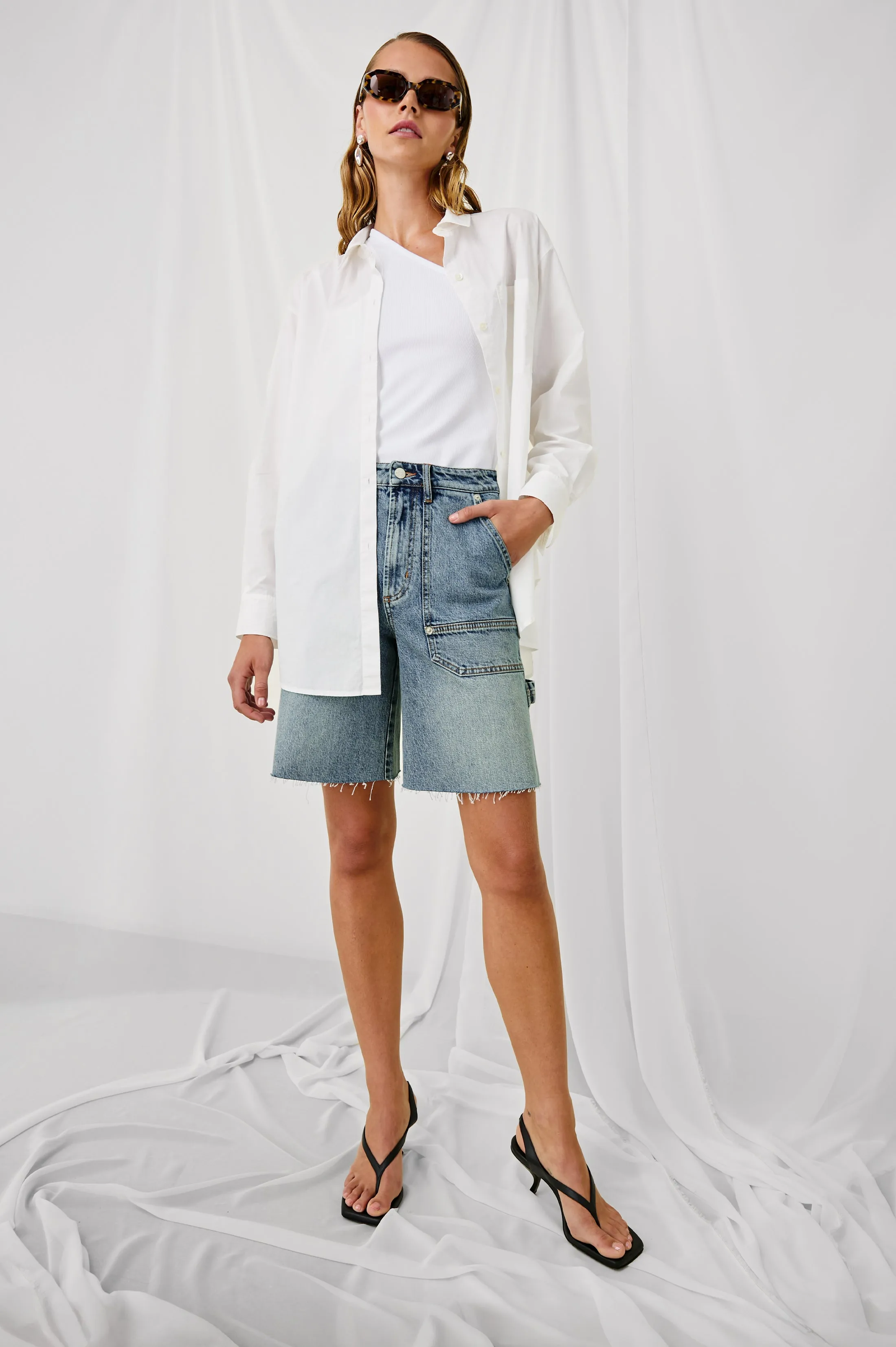 ELSA SHIRT - WHITE Rails