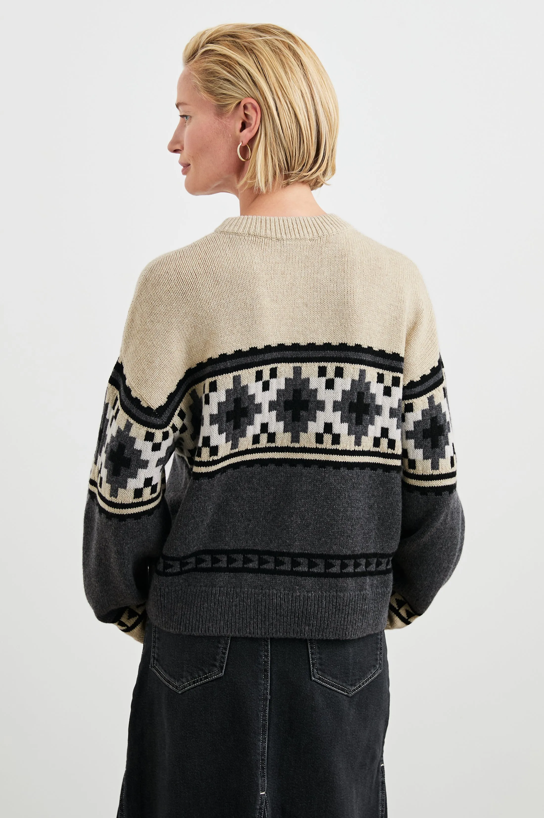 EMMA SWEATER - HEATHER FAIR ISLE Rails
