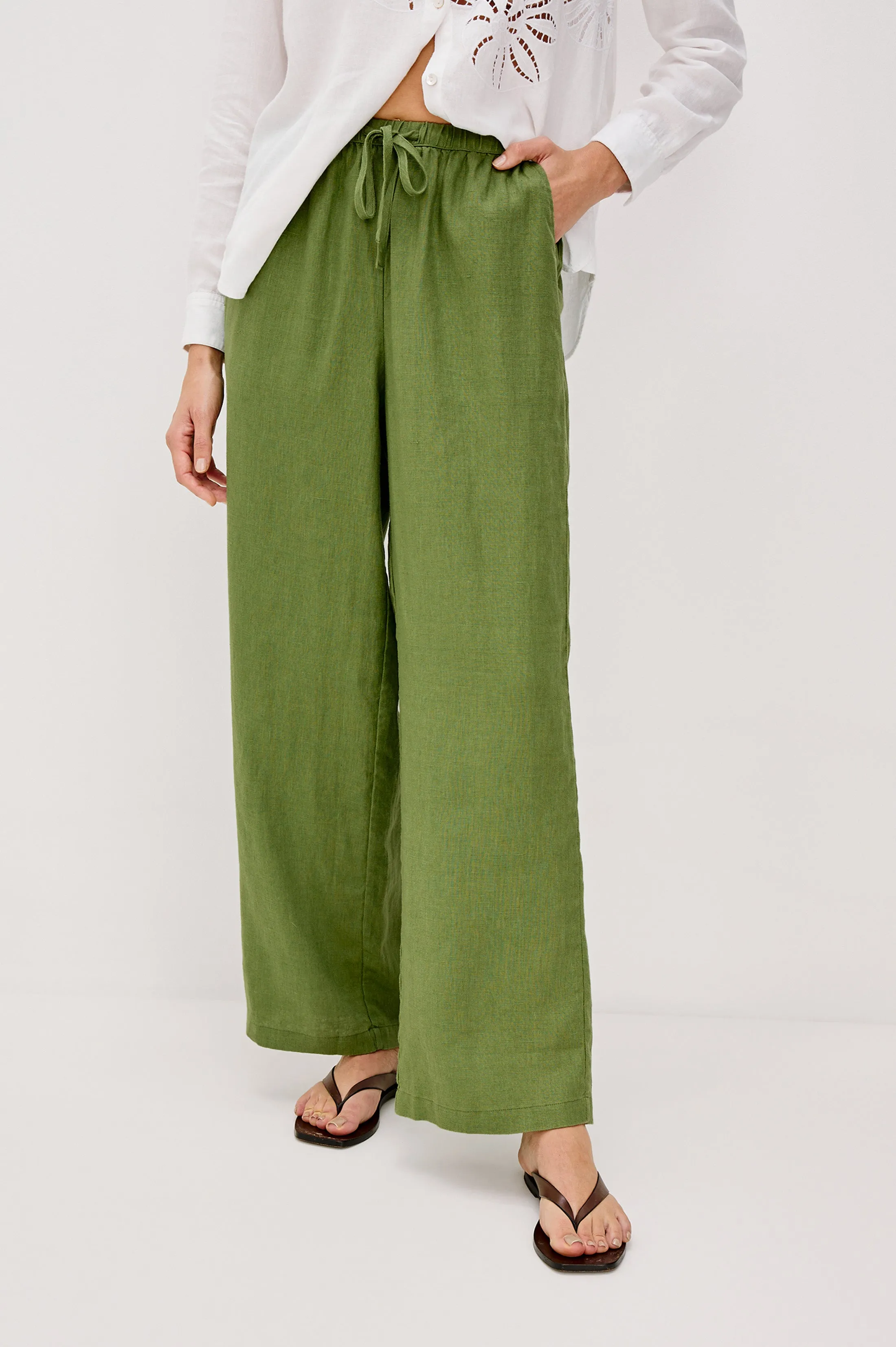 EMMIE PANT - DILL Rails