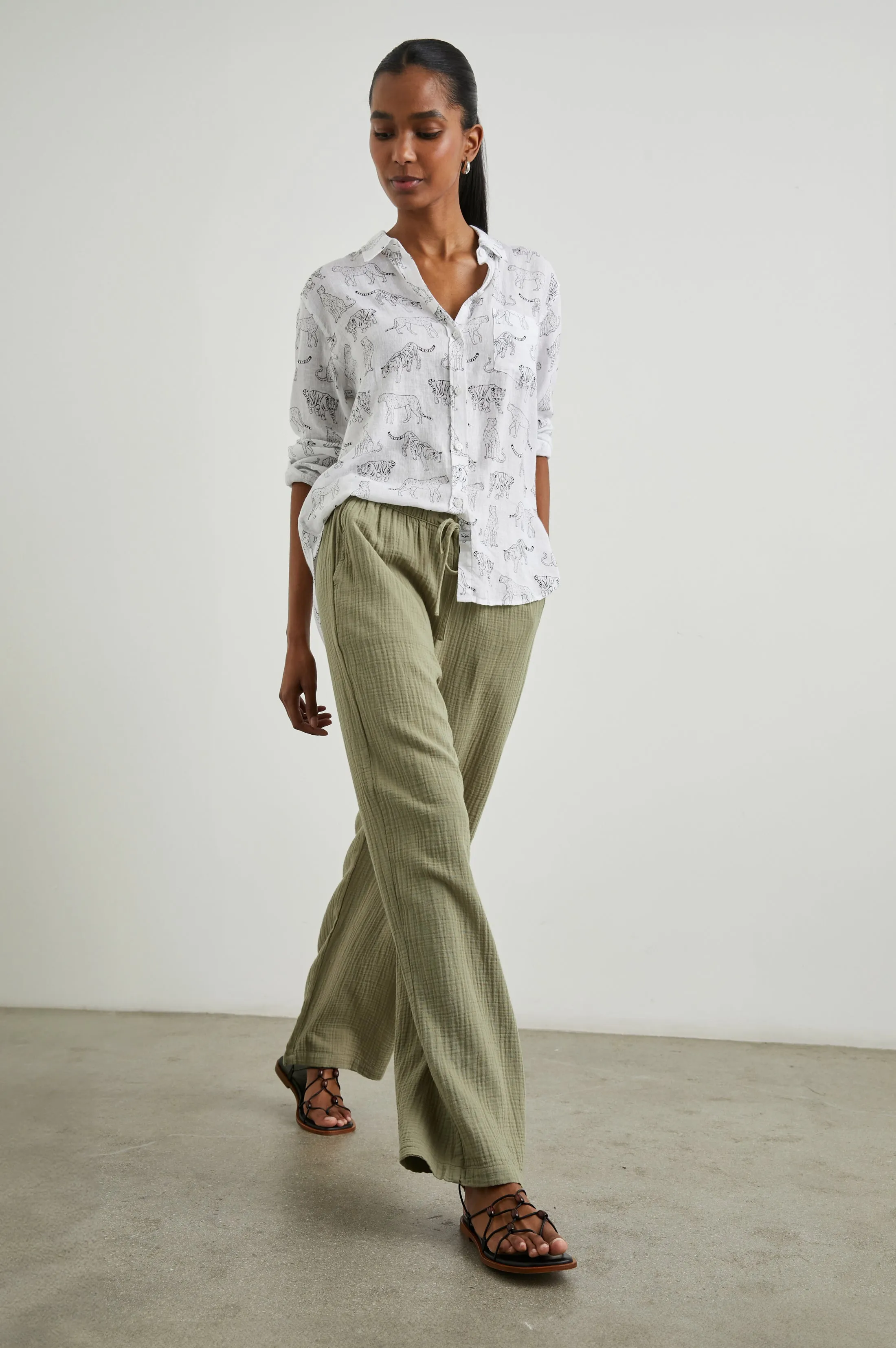 EMMIE PANT - GAUZE MERMAID Rails