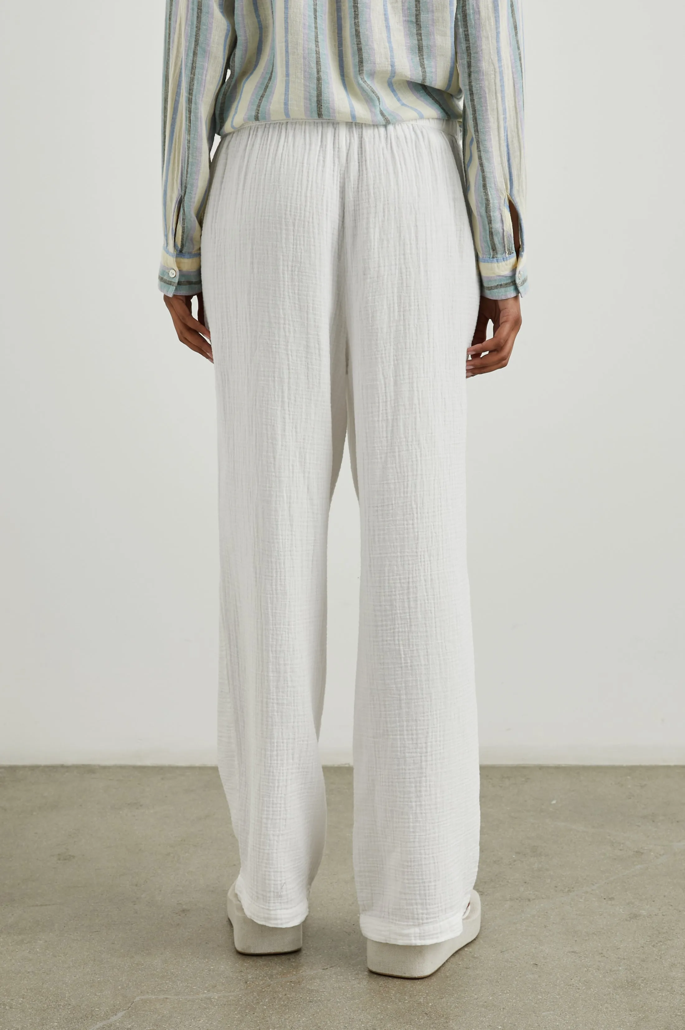 EMMIE PANT - GAUZE WHITE Rails