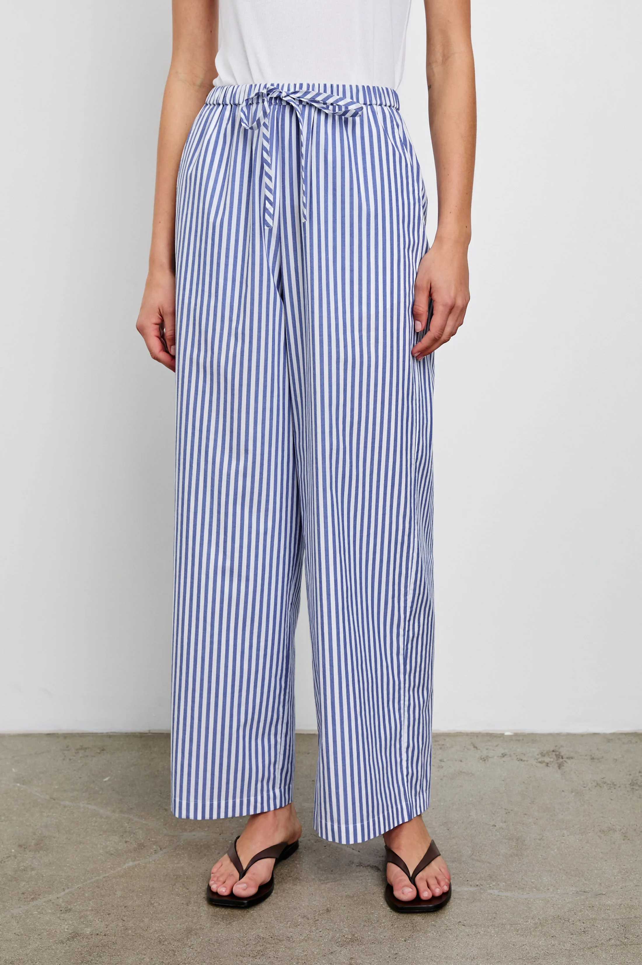 EMMIE PANT - MARINER WHITE STRIPE Rails