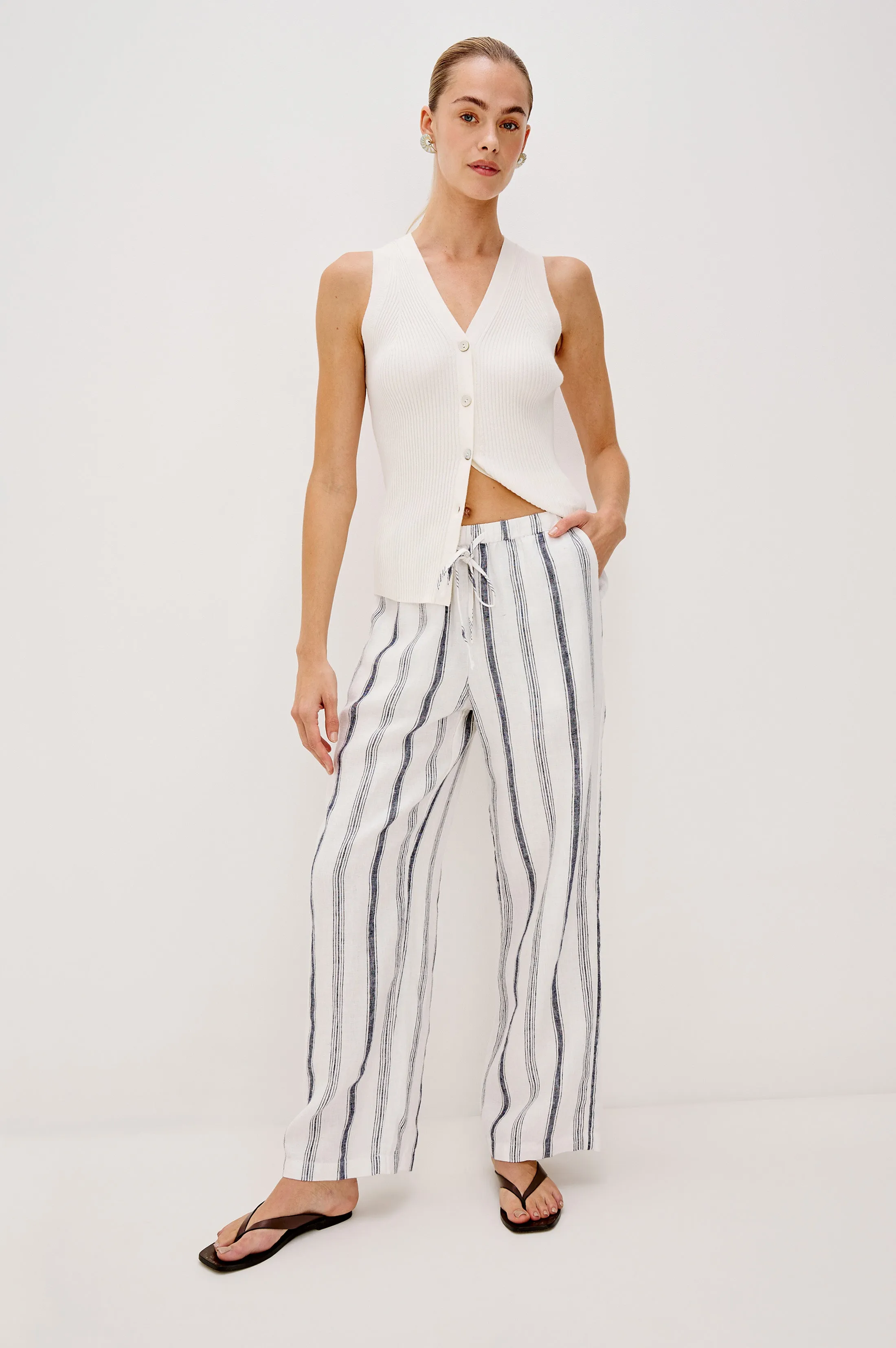 EMMIE PANT - TAVERNA STRIPE Rails