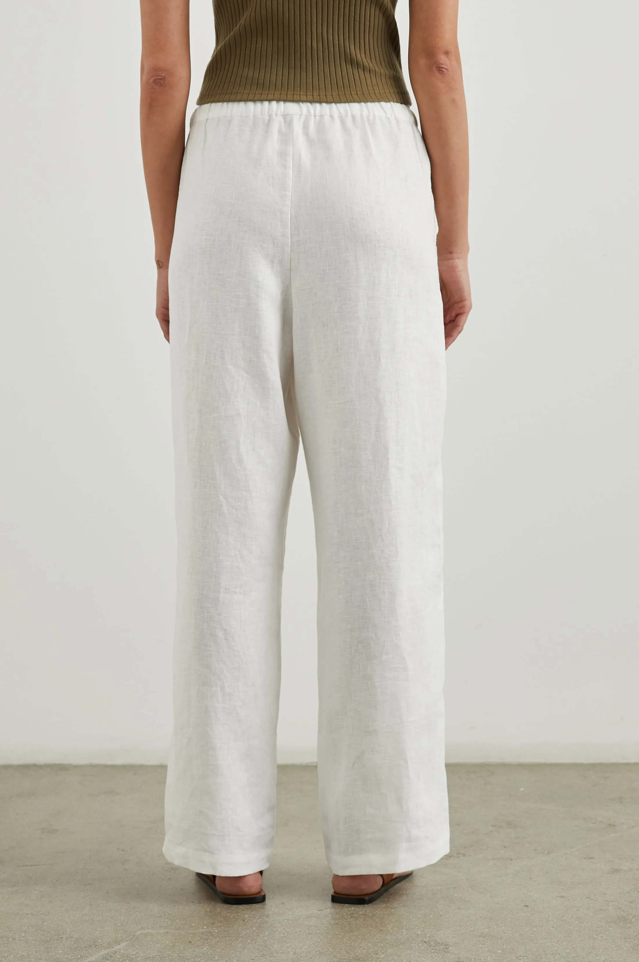 EMMIE PANT - WHITE Rails