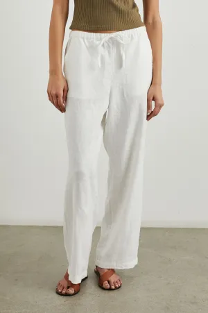 EMMIE PANT - WHITE Rails