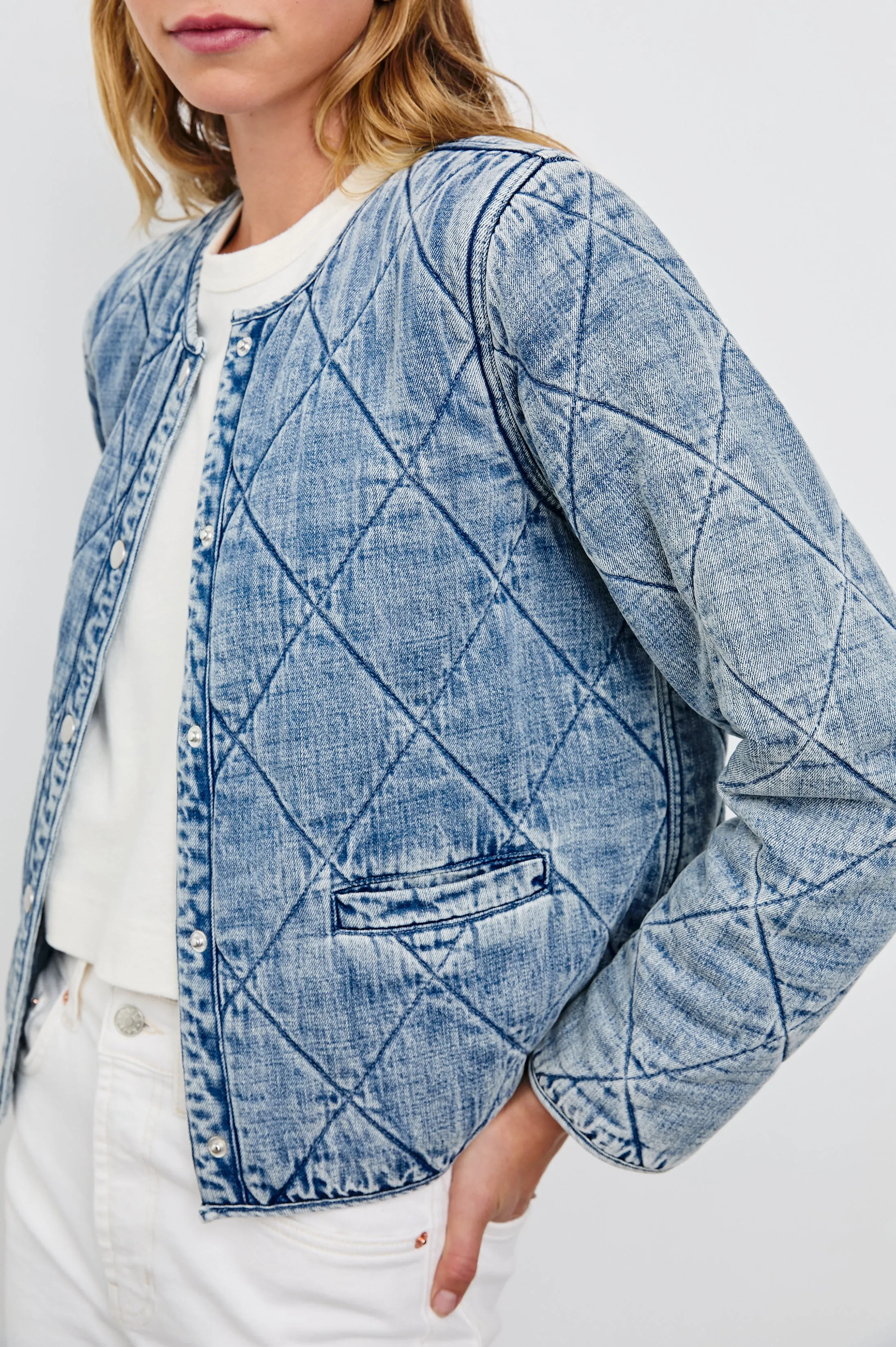 ENCY JACKET - MID BLUE Rails