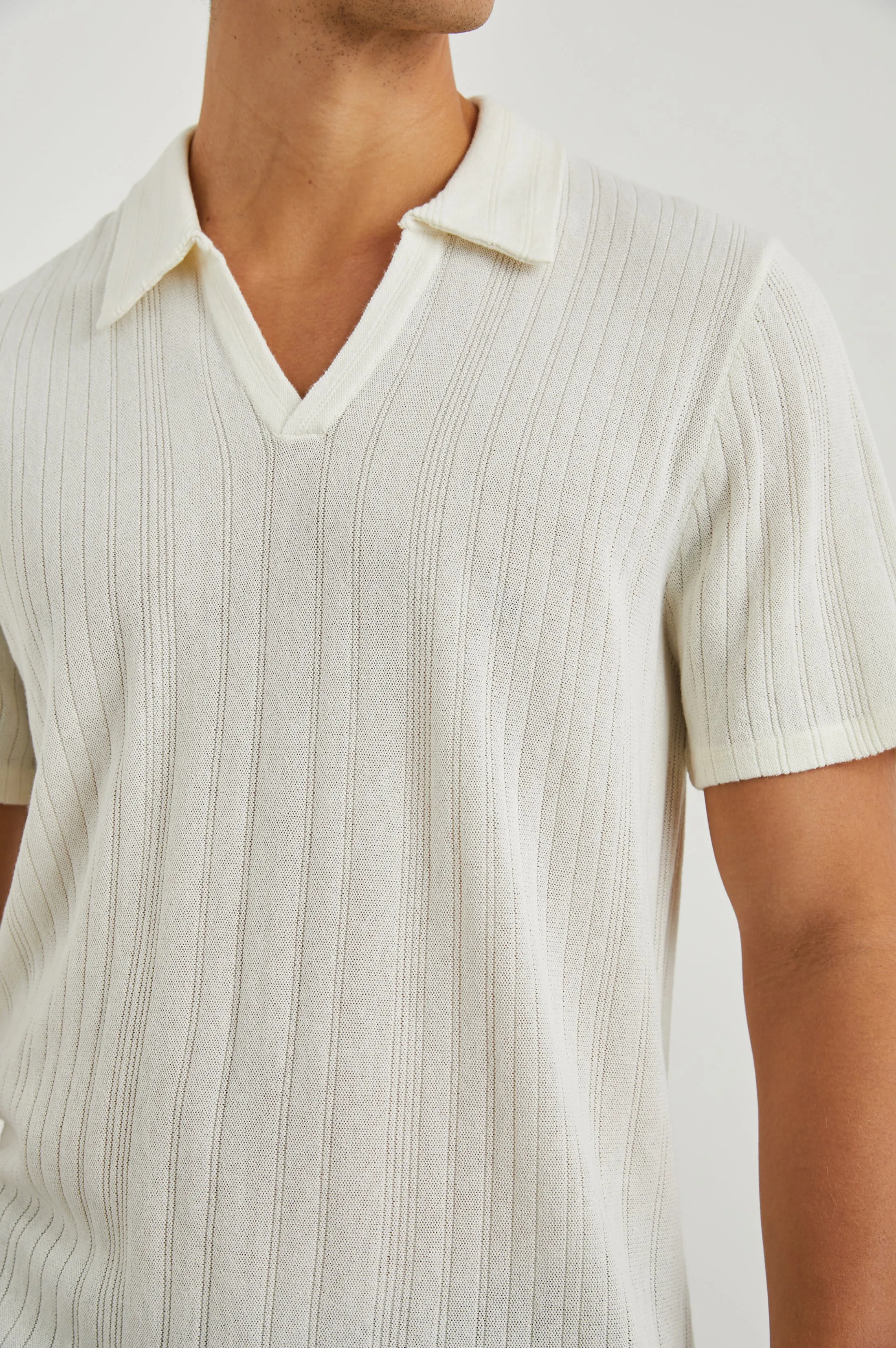 ETANNE POLO SHIRT - ECRU Rails