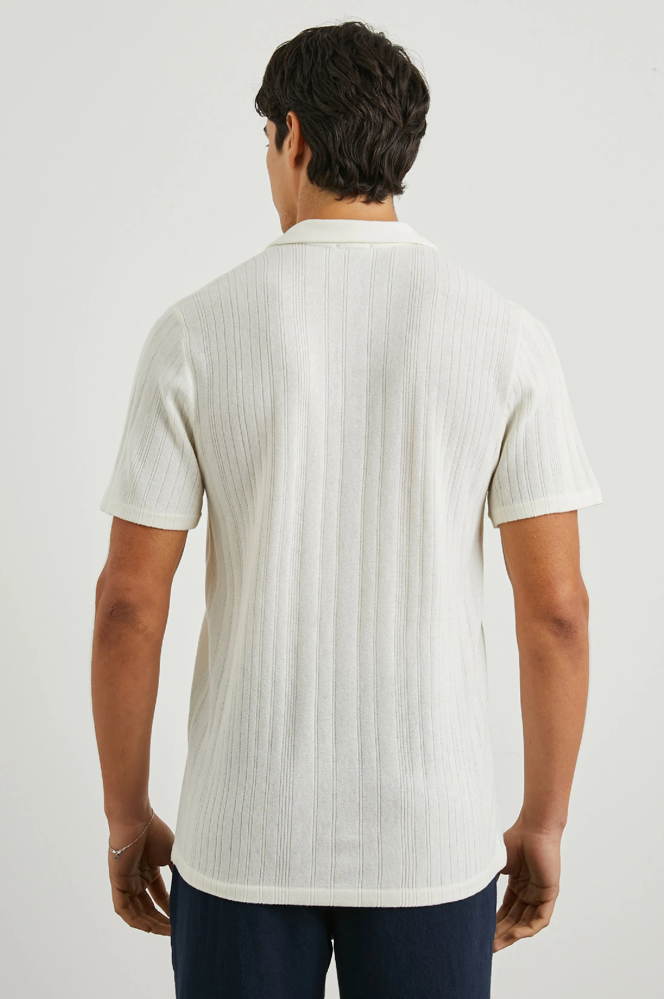 ETANNE POLO SHIRT - ECRU Rails