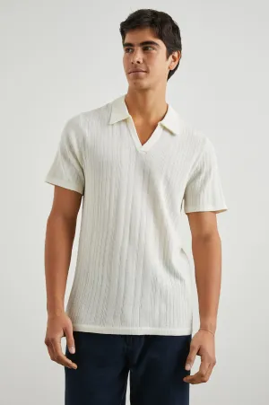 ETANNE POLO SHIRT - ECRU Rails