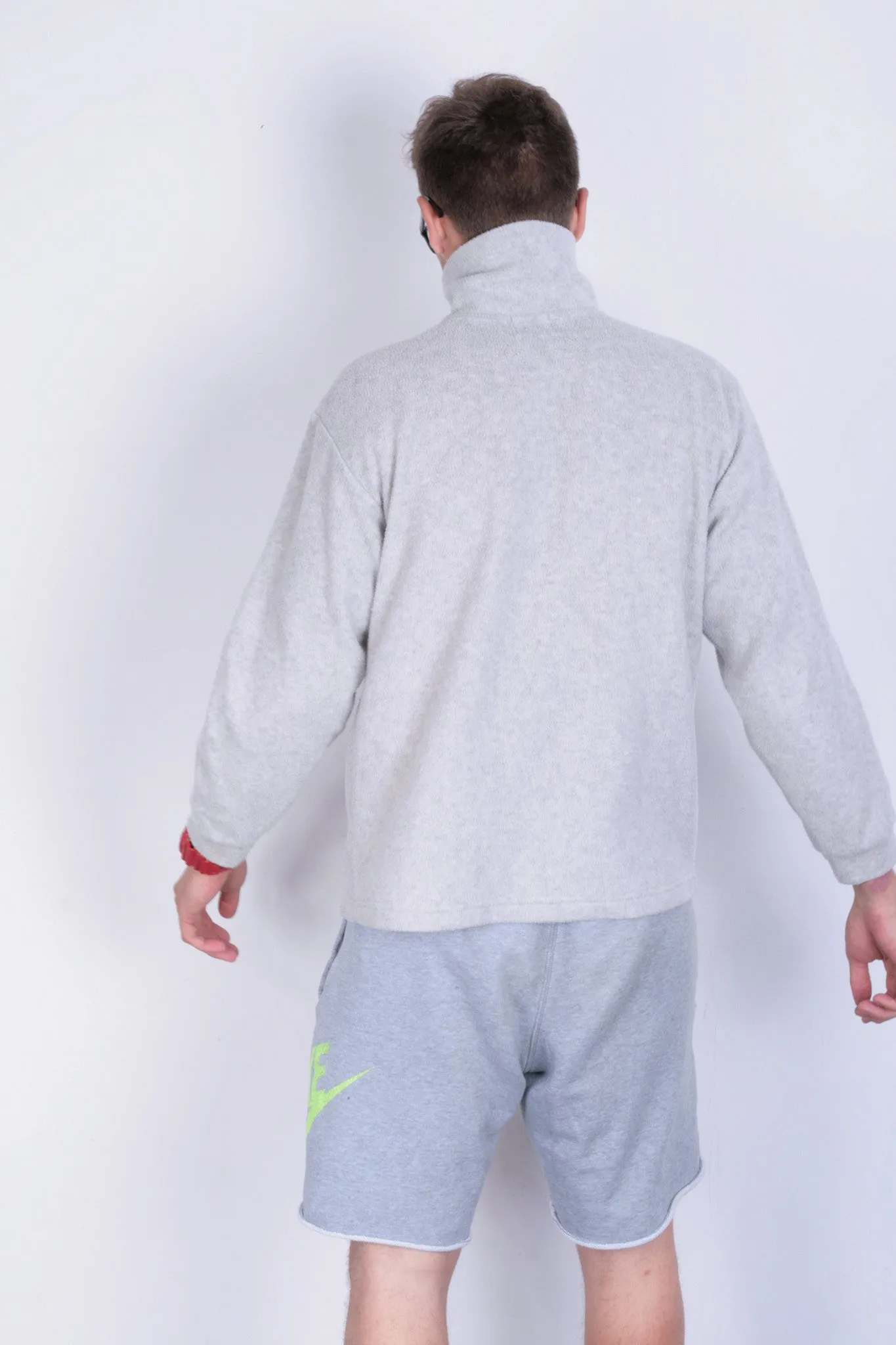 Etirel le style Sportif Mens M Sweatshirt Zip Neck Fleece Top