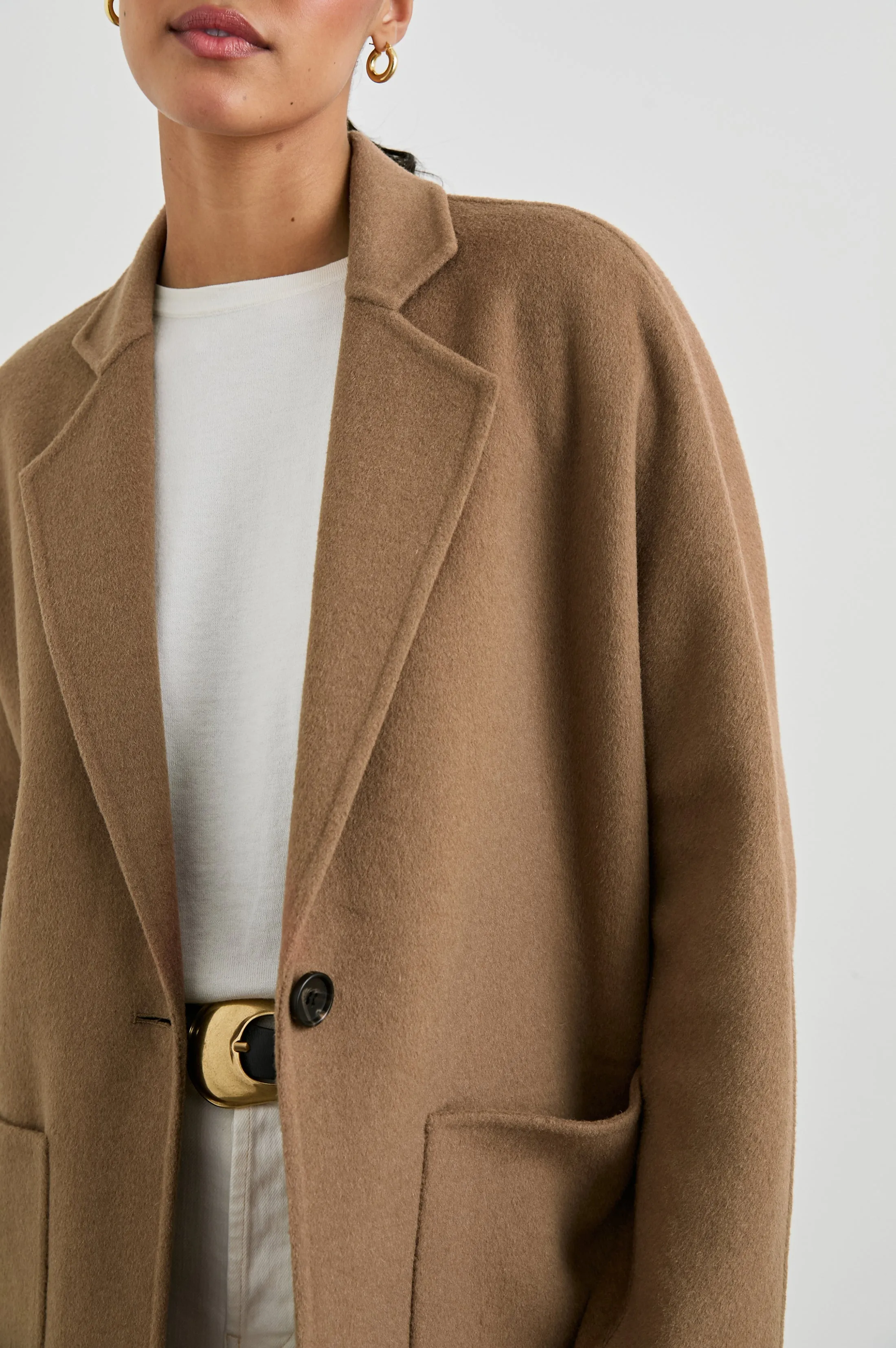 EVEREST COAT - CAMEL Rails