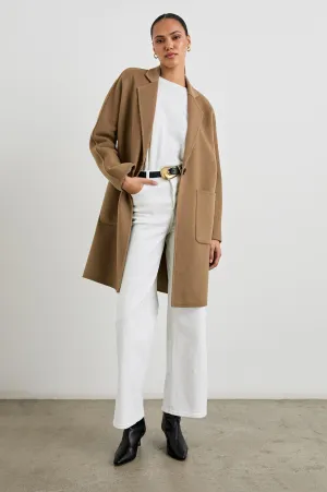 EVEREST COAT - CAMEL Rails