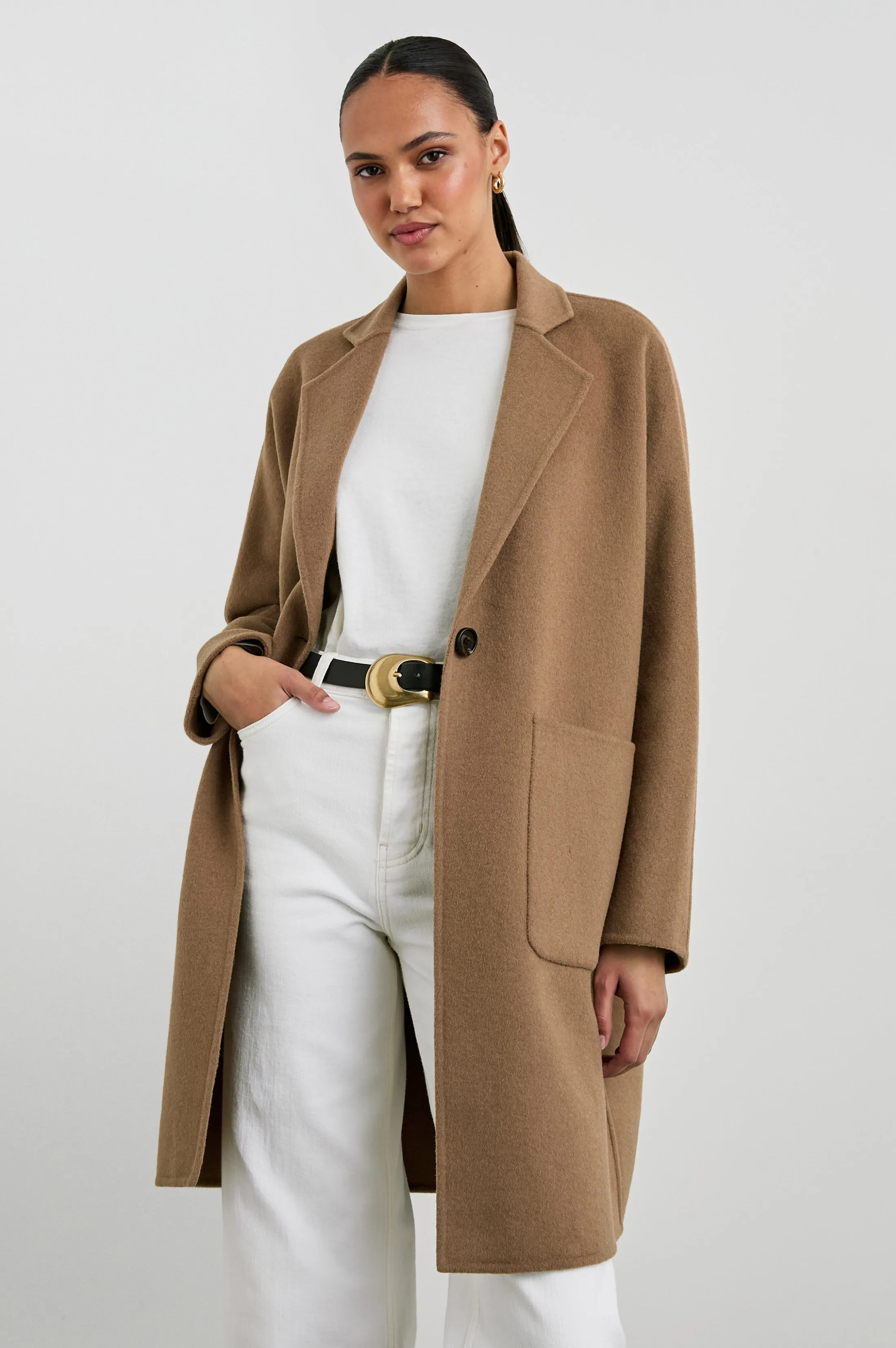 EVEREST COAT - CAMEL Rails