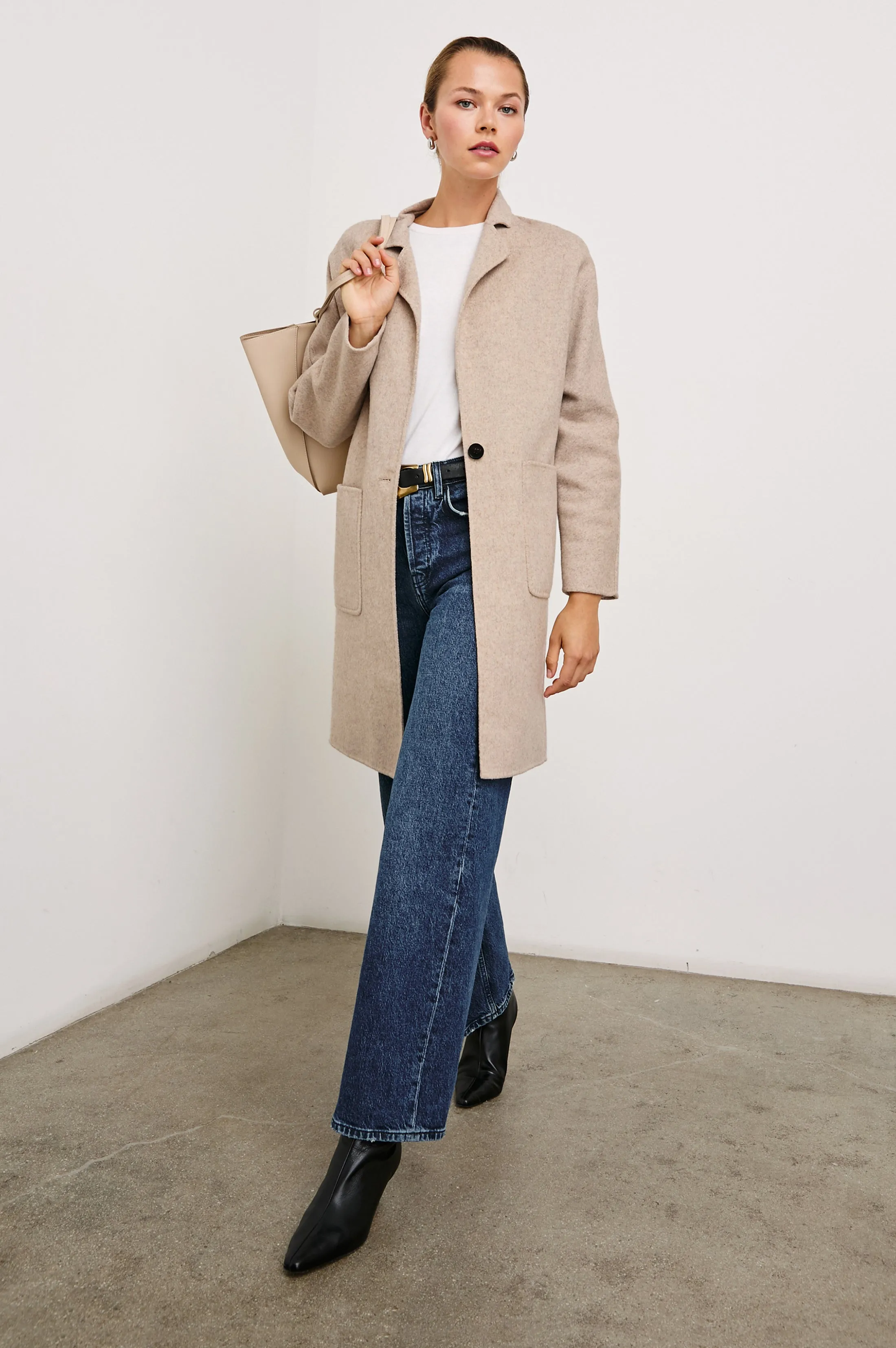 EVEREST COAT - OATMEAL Rails