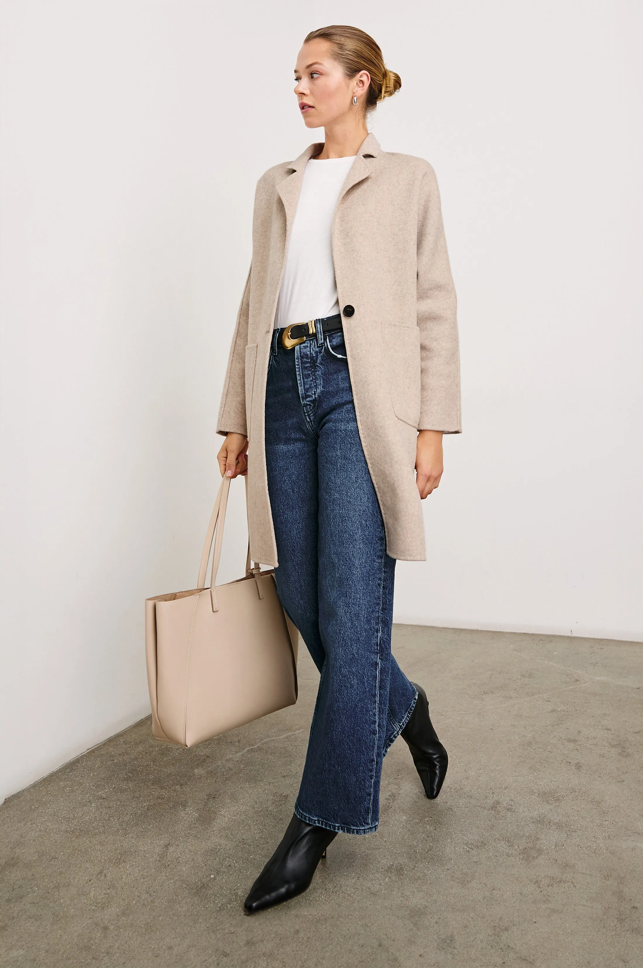 EVEREST COAT - OATMEAL Rails