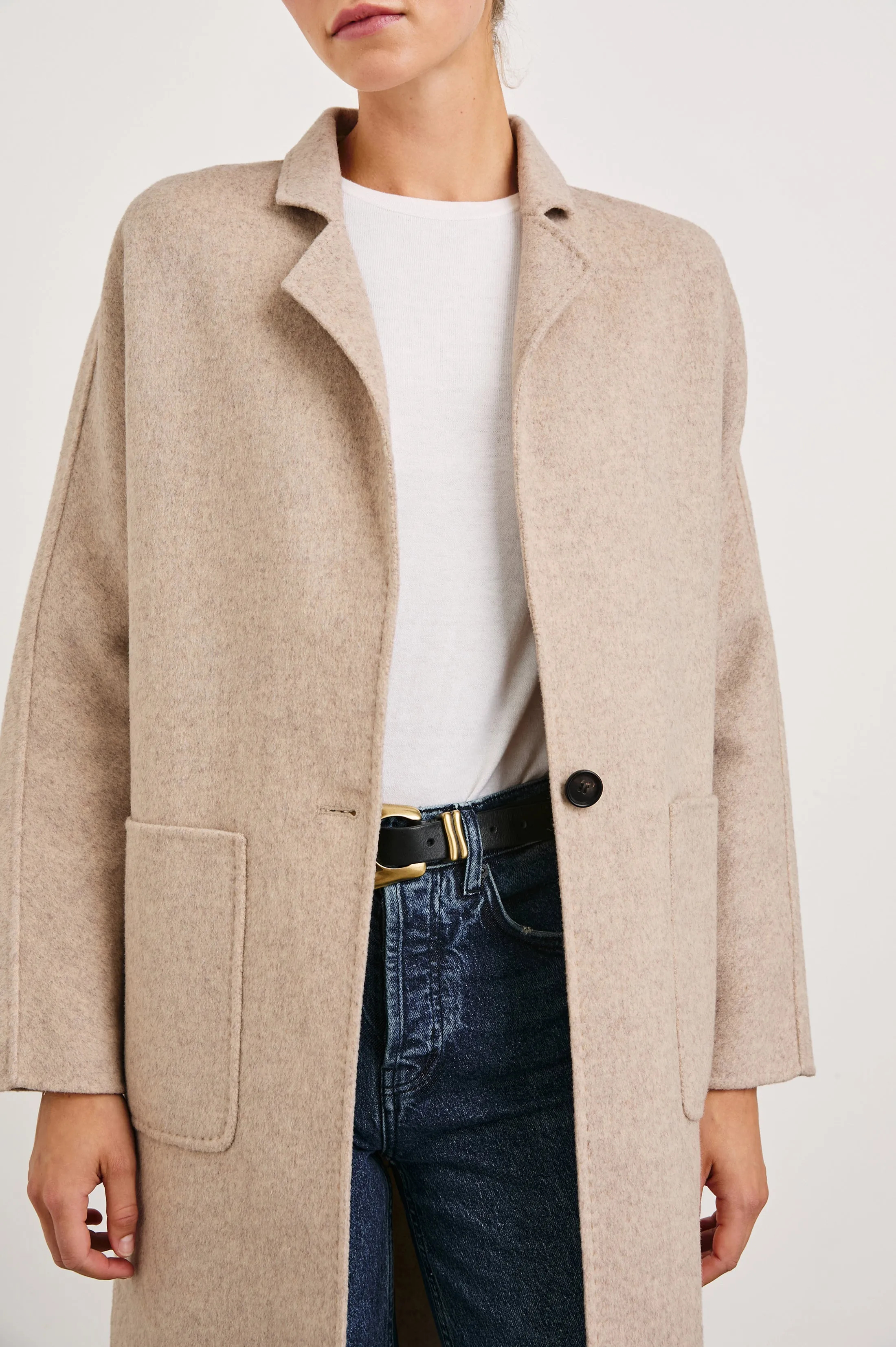 EVEREST COAT - OATMEAL Rails