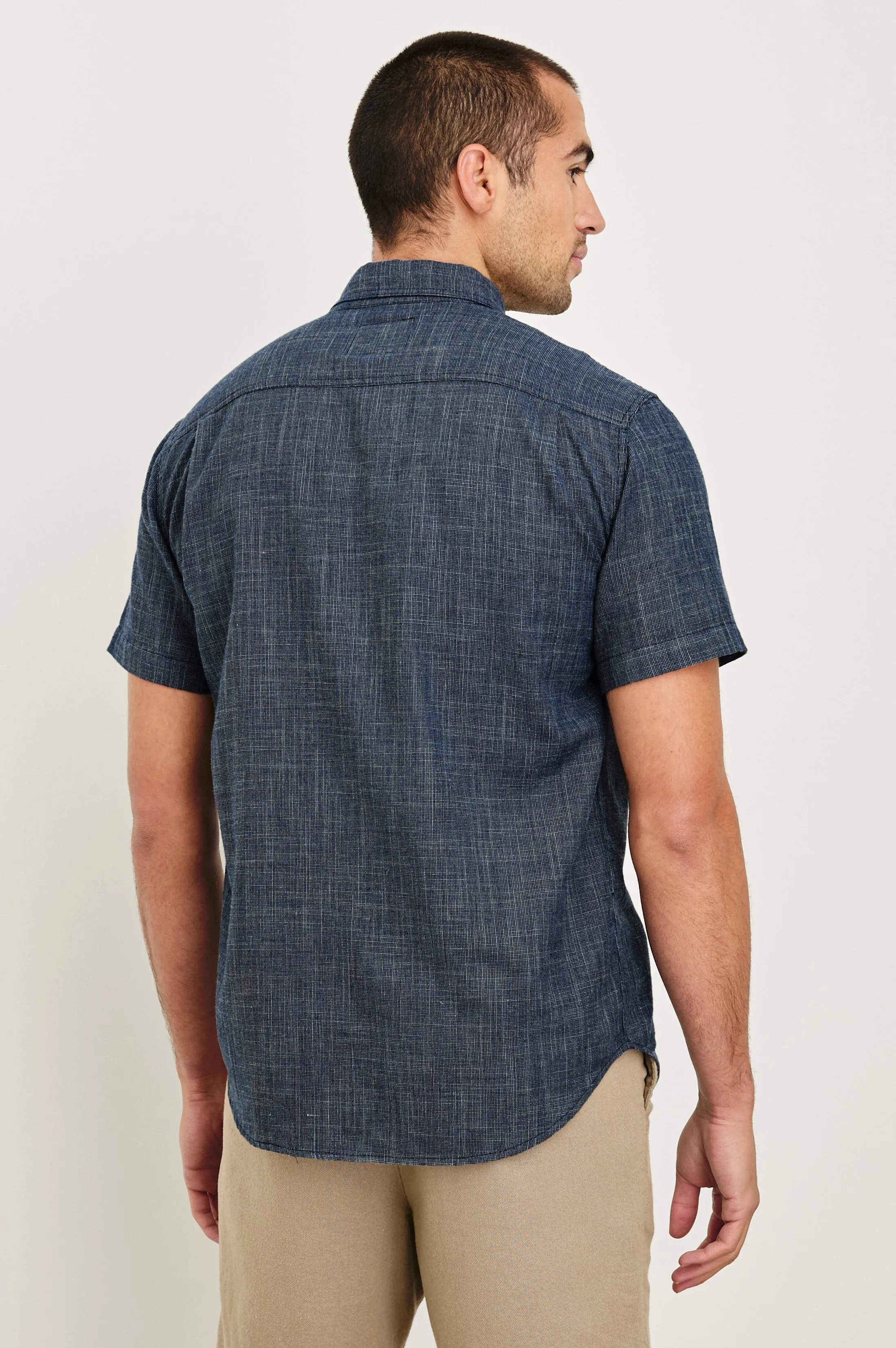 FAIRFAX RELAXED FIT SHIRT - NAVY ETCH Rails