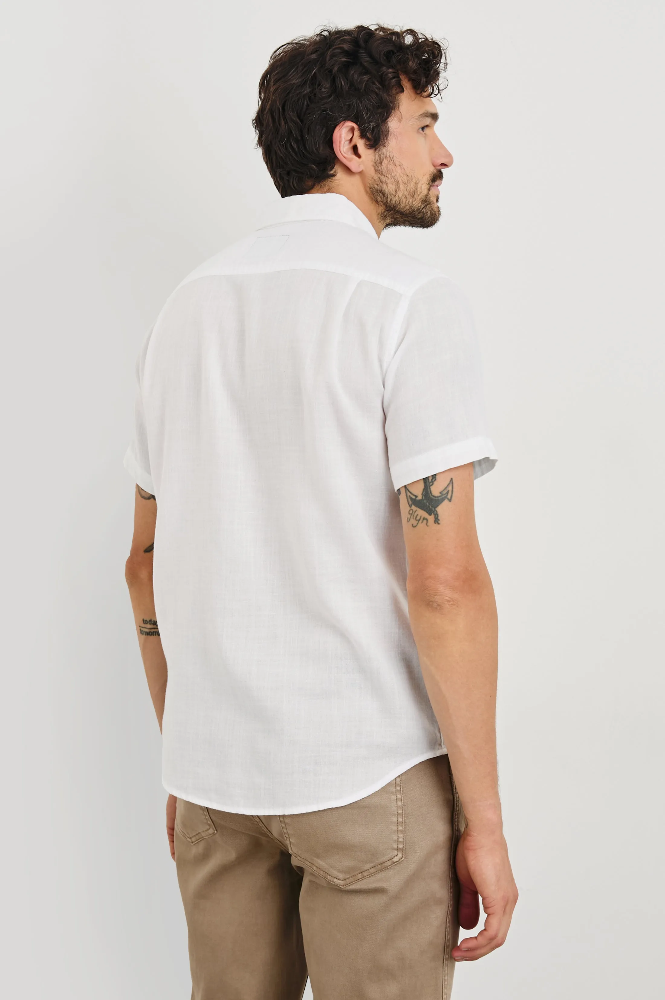 FAIRFAX RELAXED FIT SHIRT - WHITE Rails