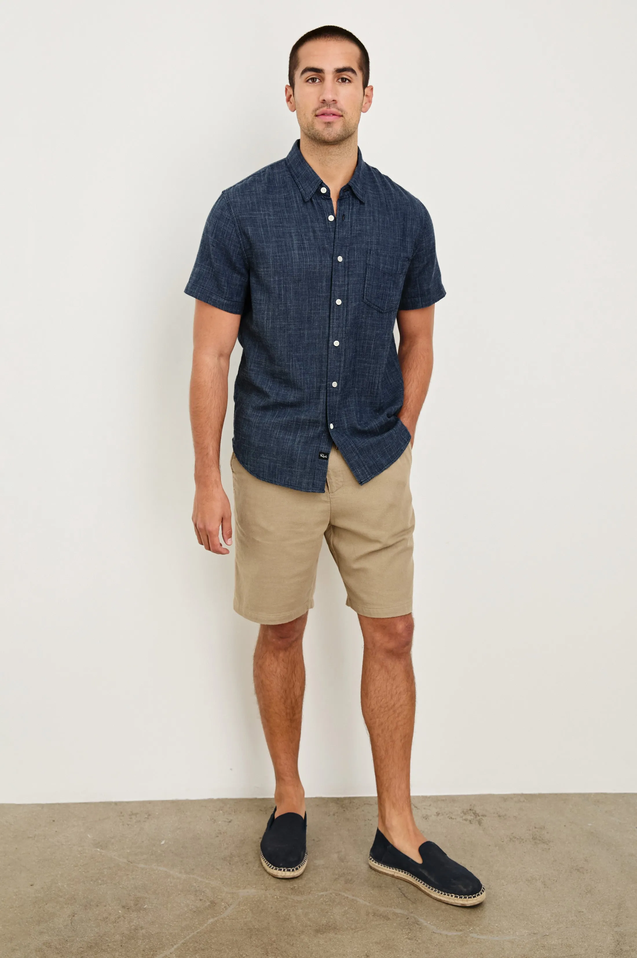 FAIRFAX SHIRT - NAVY ETCH Rails