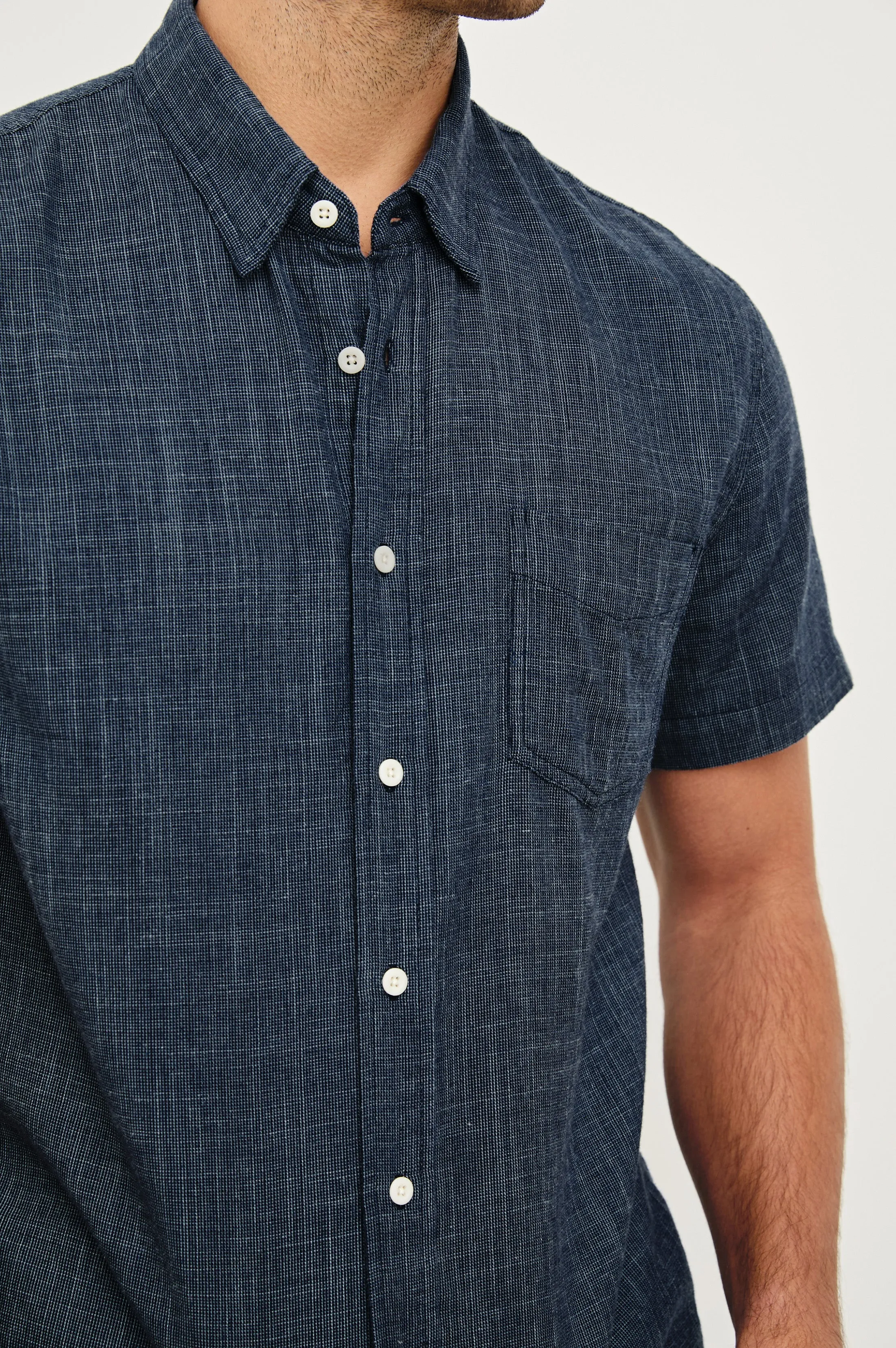 FAIRFAX SHIRT - NAVY ETCH Rails