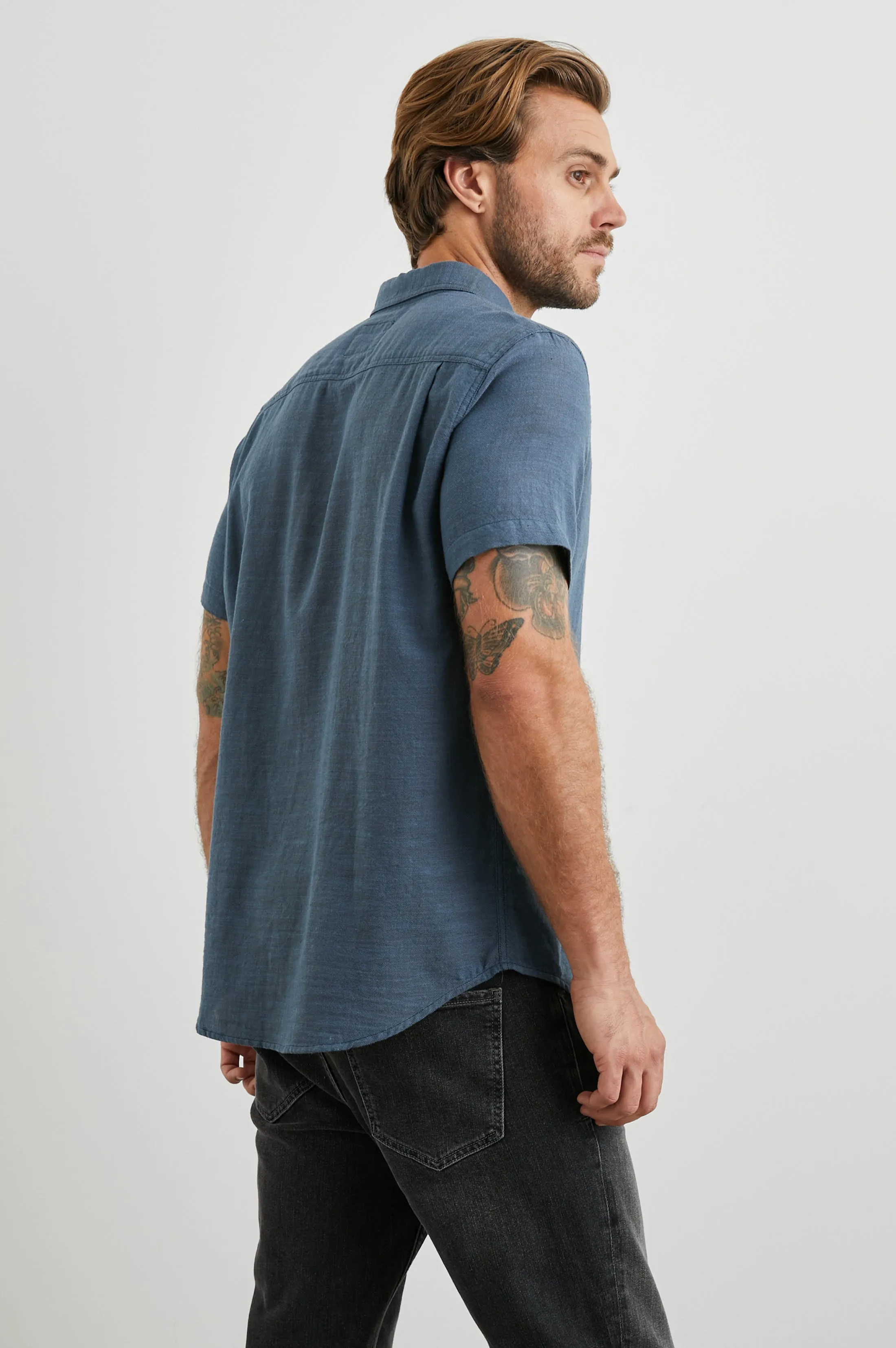 FAIRFAX SHIRT - SEA BLUE Rails