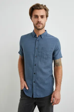 FAIRFAX SHIRT - SEA BLUE Rails