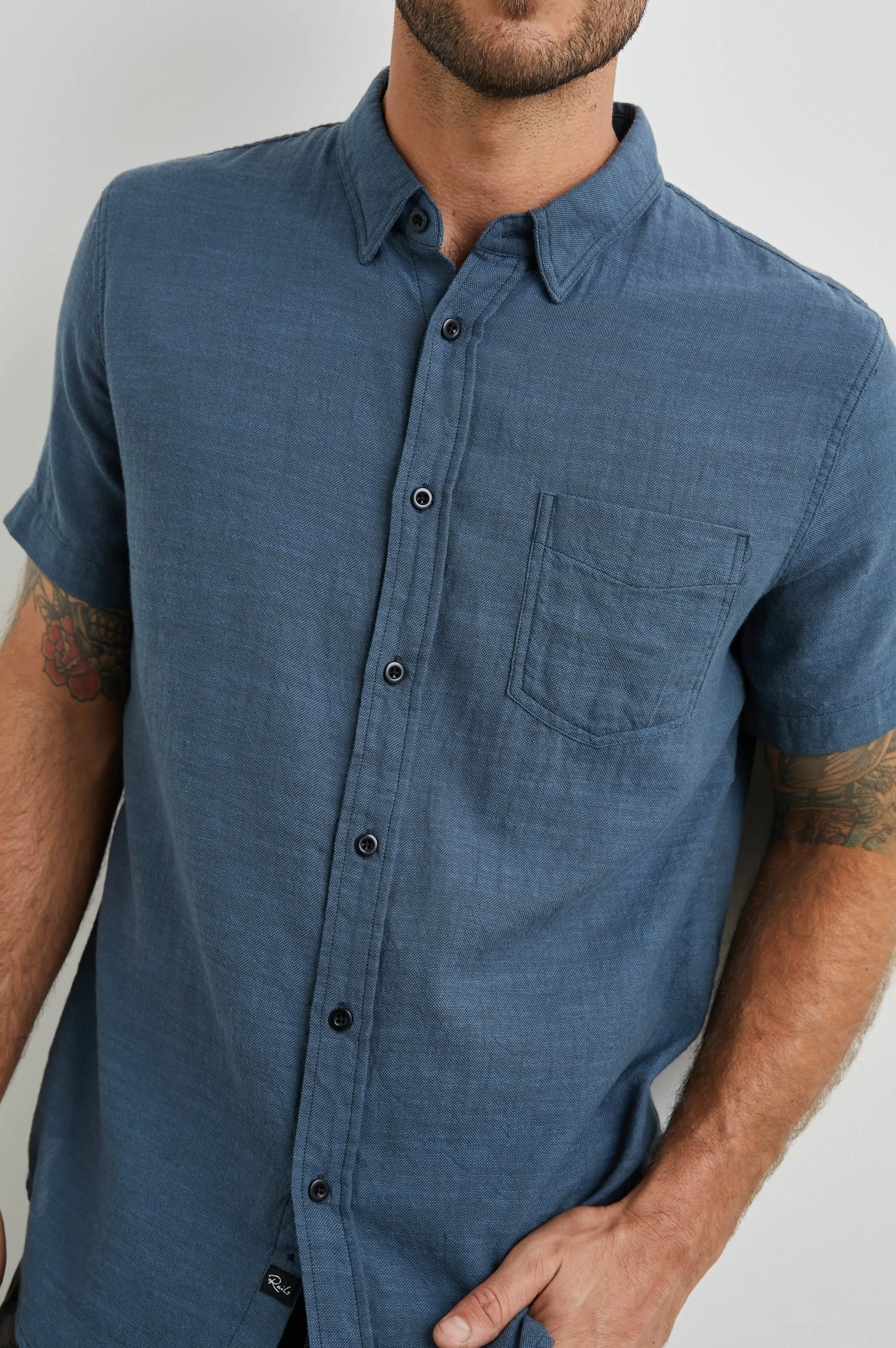 FAIRFAX SHIRT - SEA BLUE Rails