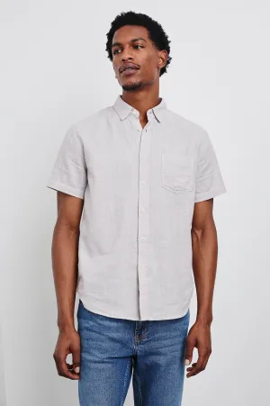 FAIRFAX SHIRT - TAHINI ETCH Rails